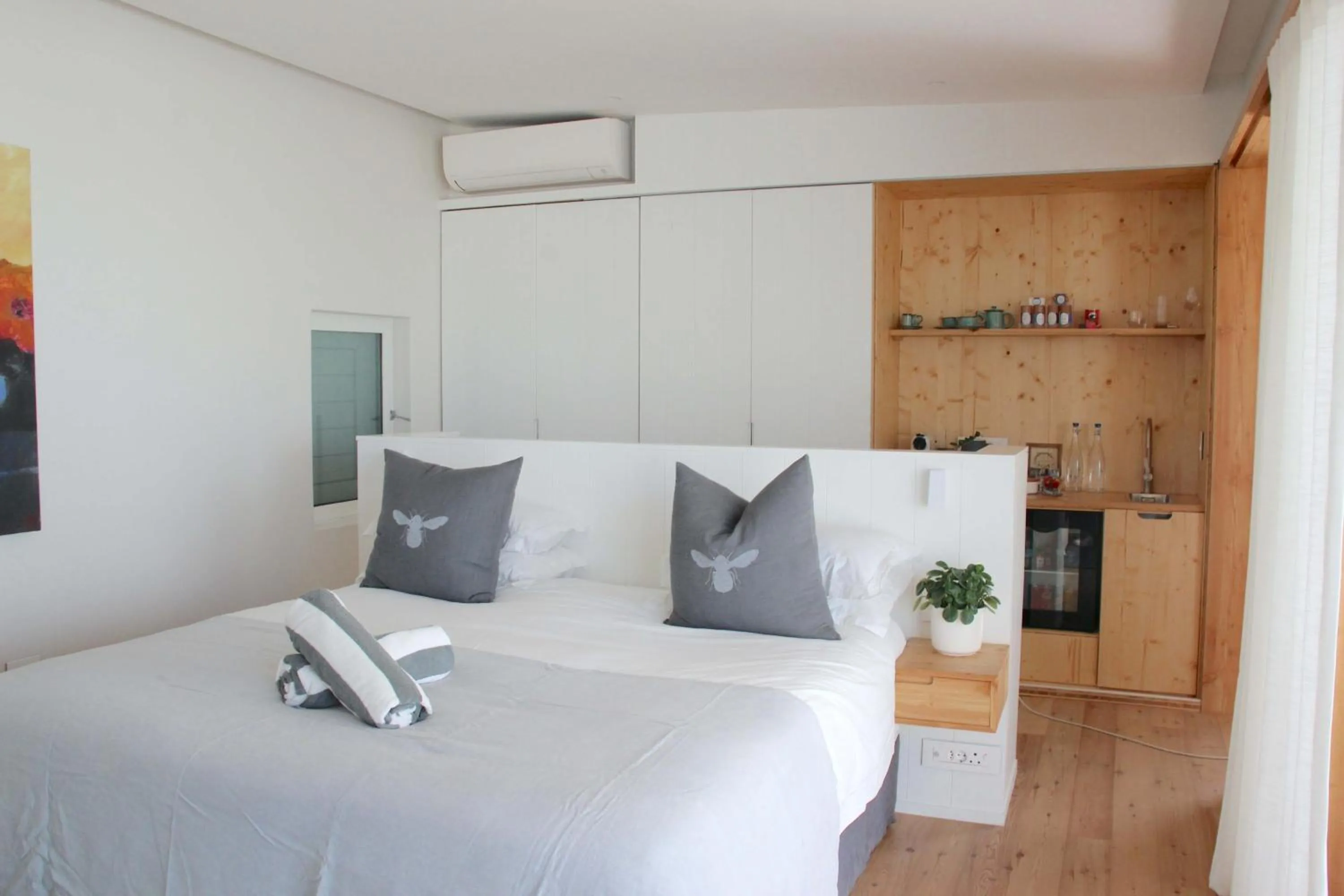 Bed in Strandloper Ocean Boutique Hotel