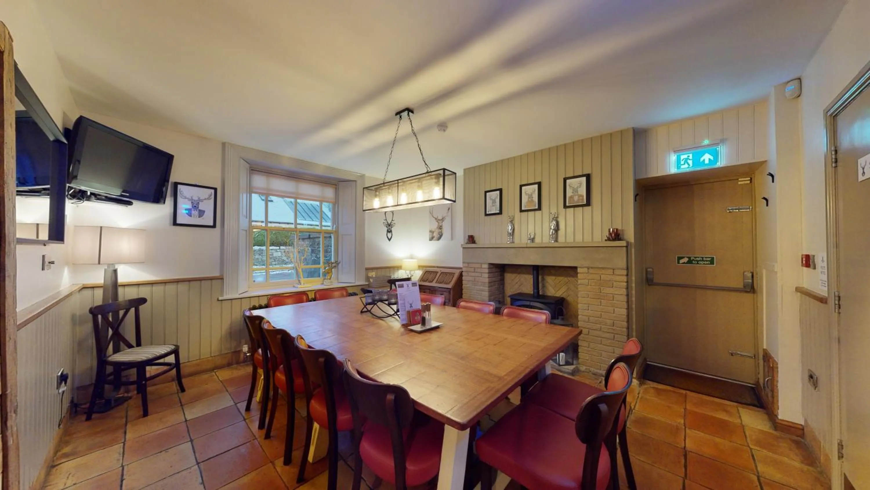 Dining area in The Devonshire Arms