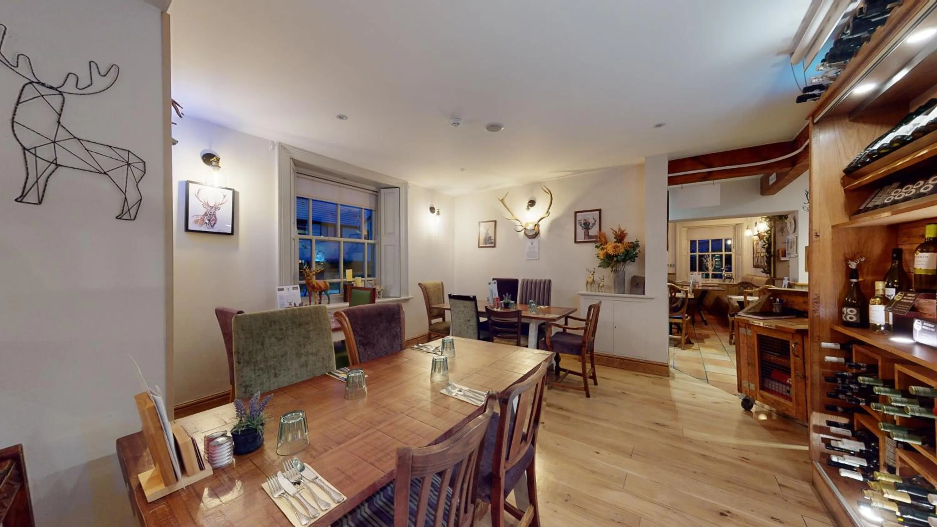 Seating area in The Devonshire Arms