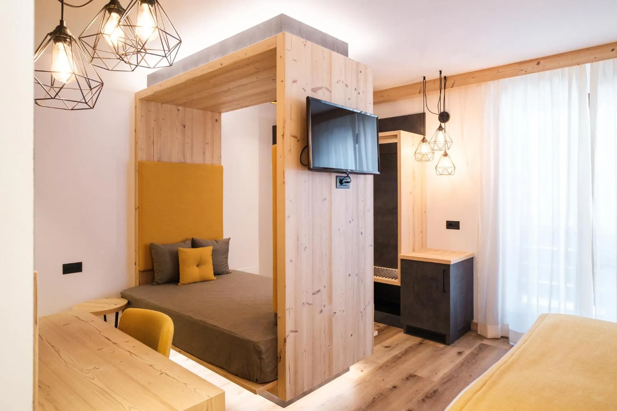 hair dresser, Bed in Hotel Piccola Baita