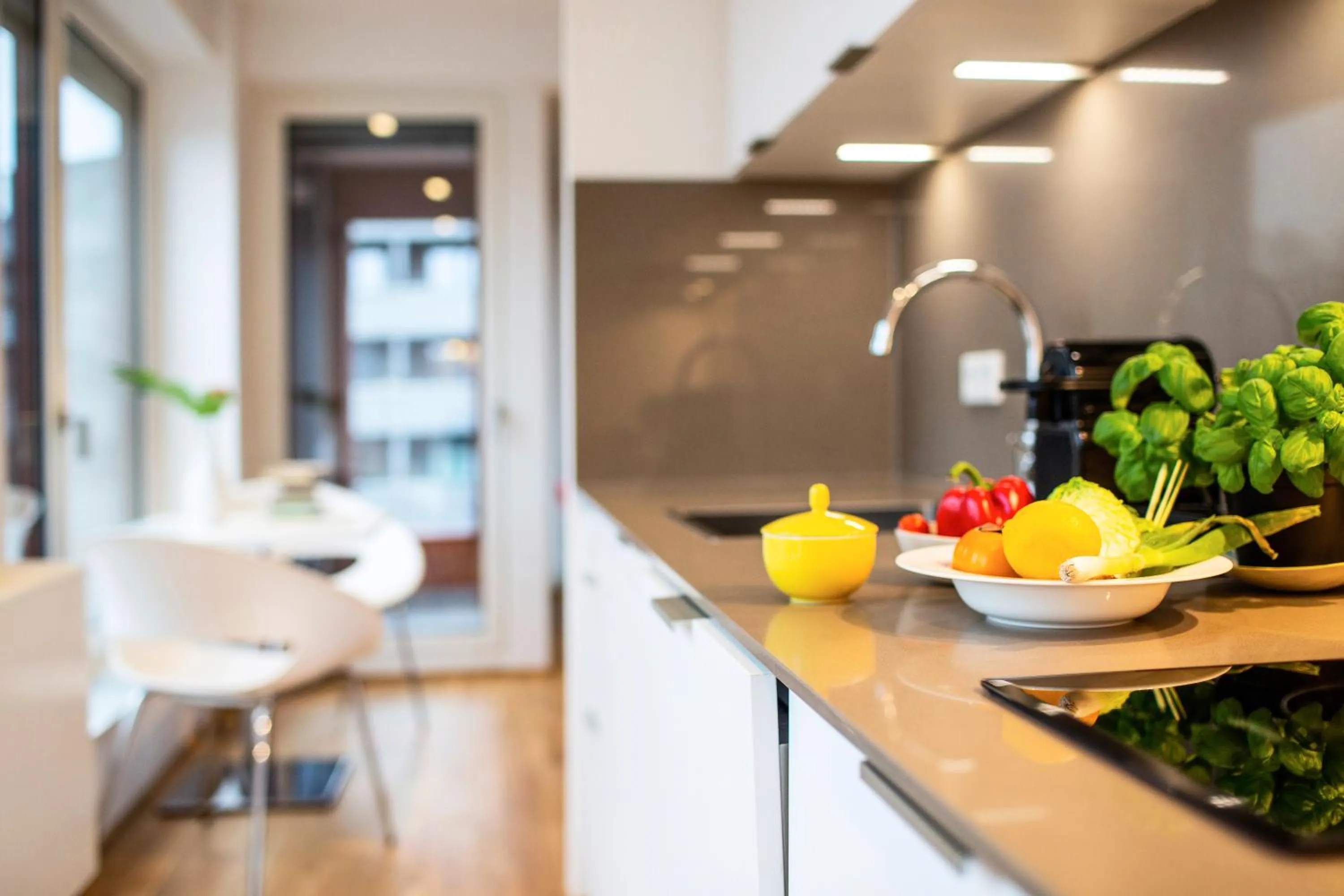 Kitchen or kitchenette in THE FLAG Oskar M.