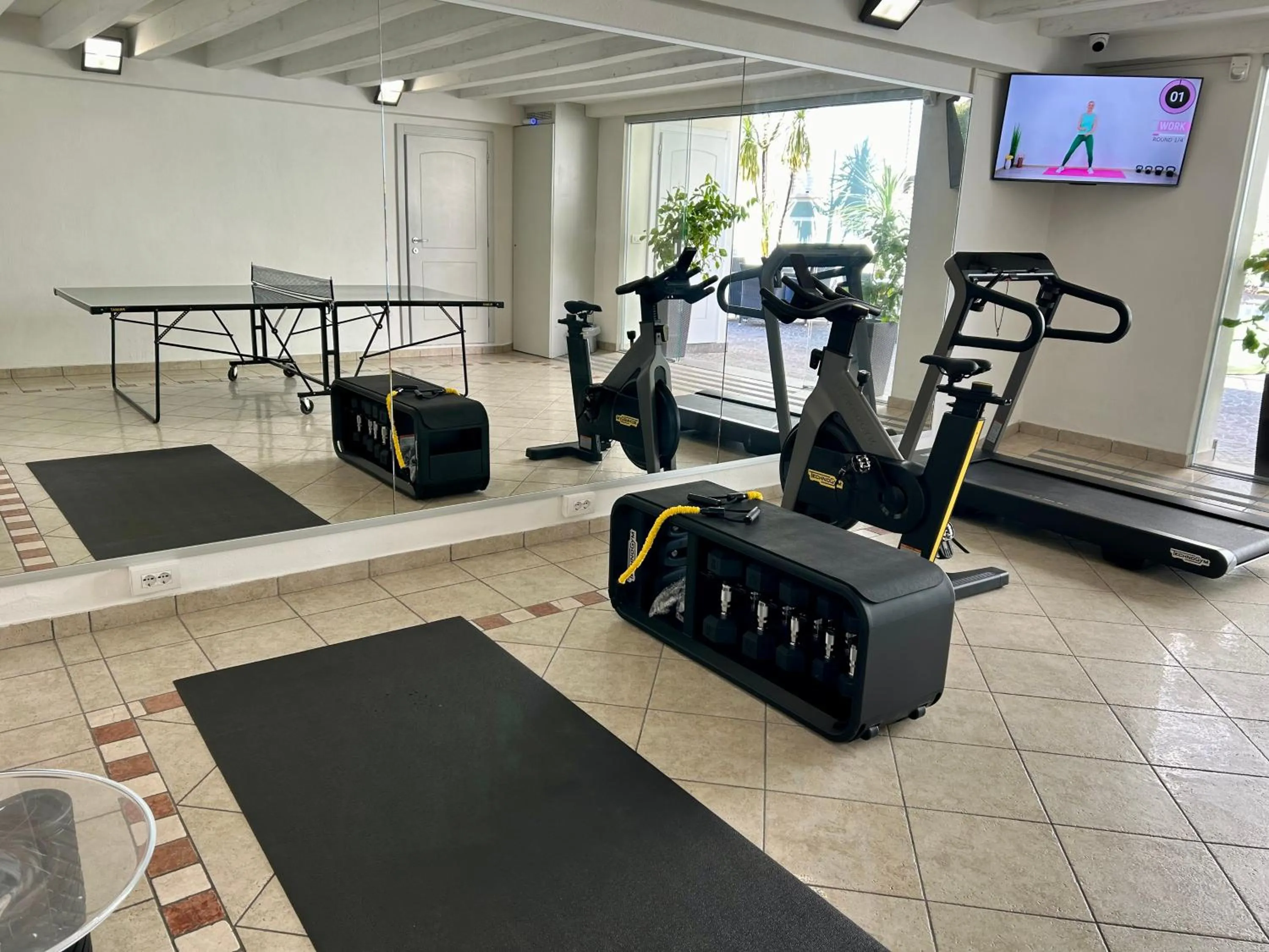 Fitness centre/facilities in Residence Alle Palme