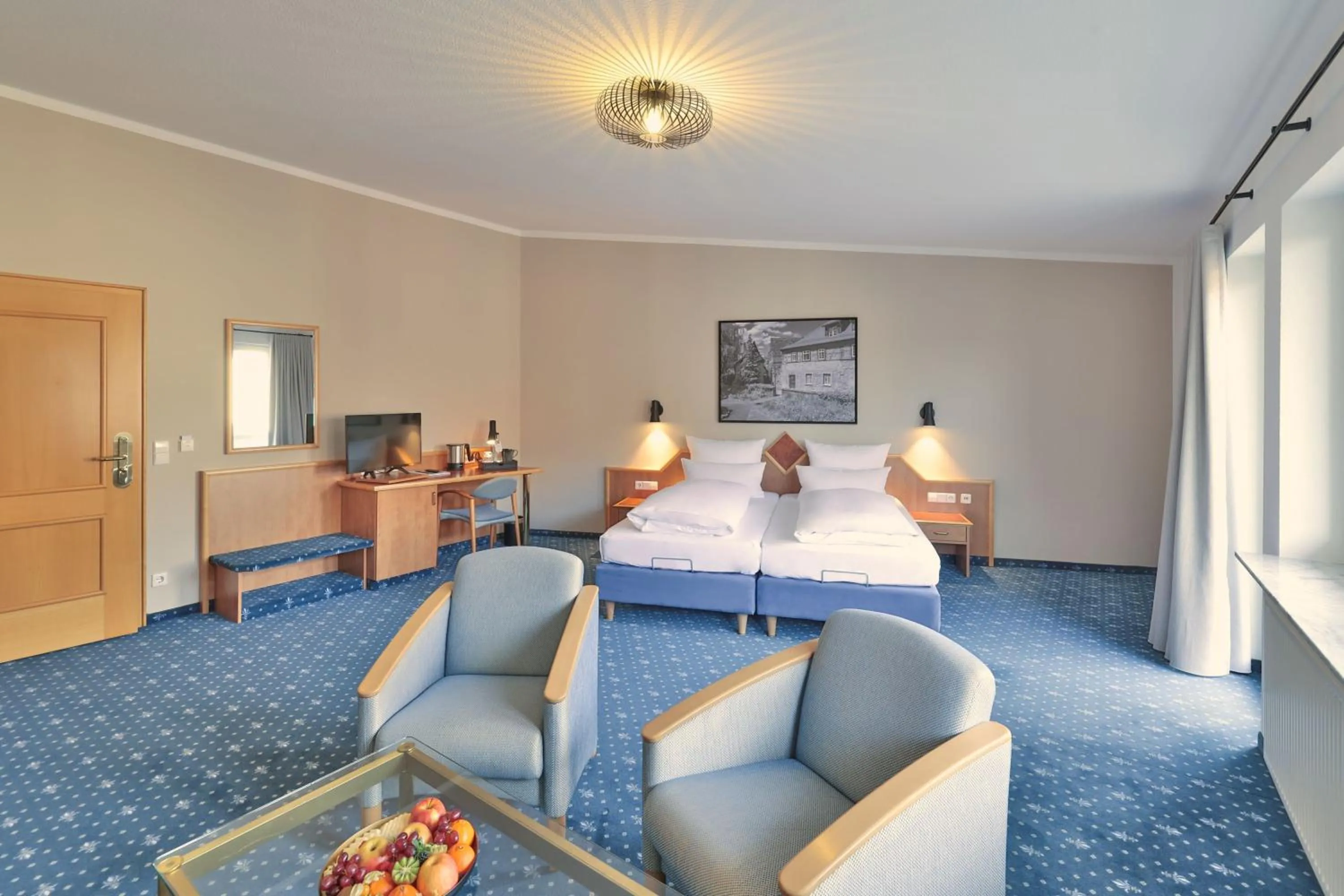 Bed in Hotel Württemberger Hof