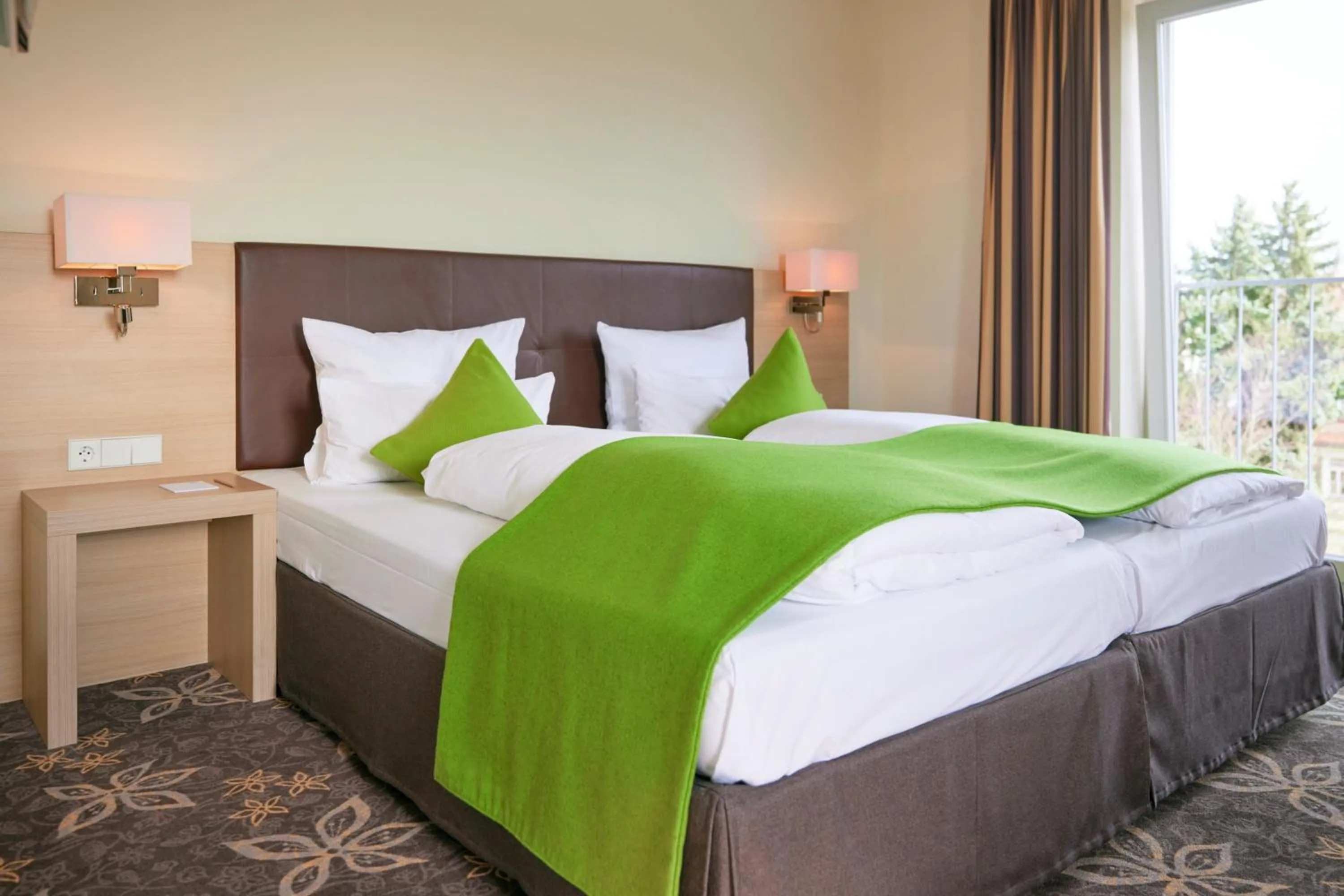 Bed in Hotel Württemberger Hof