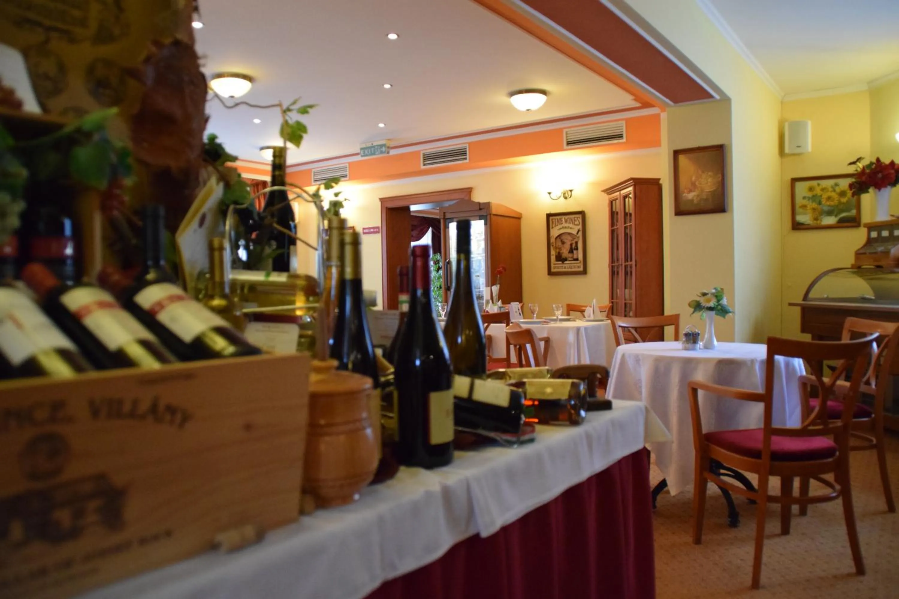 Alcoholic drinks in Hotel Lukács Superior