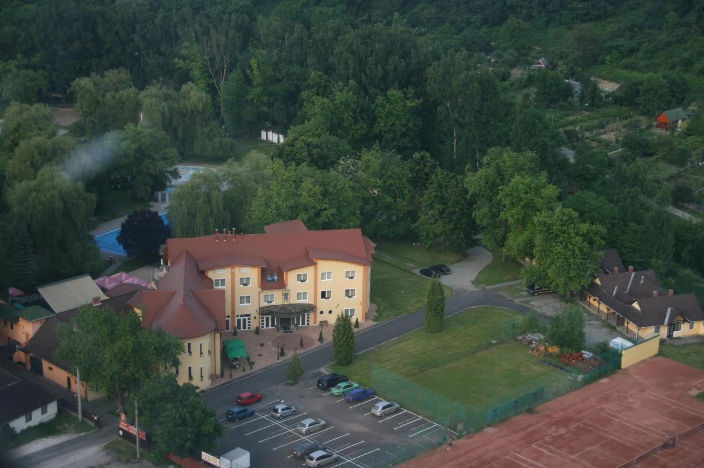 Bird's eye view in Hotel Lukács Superior