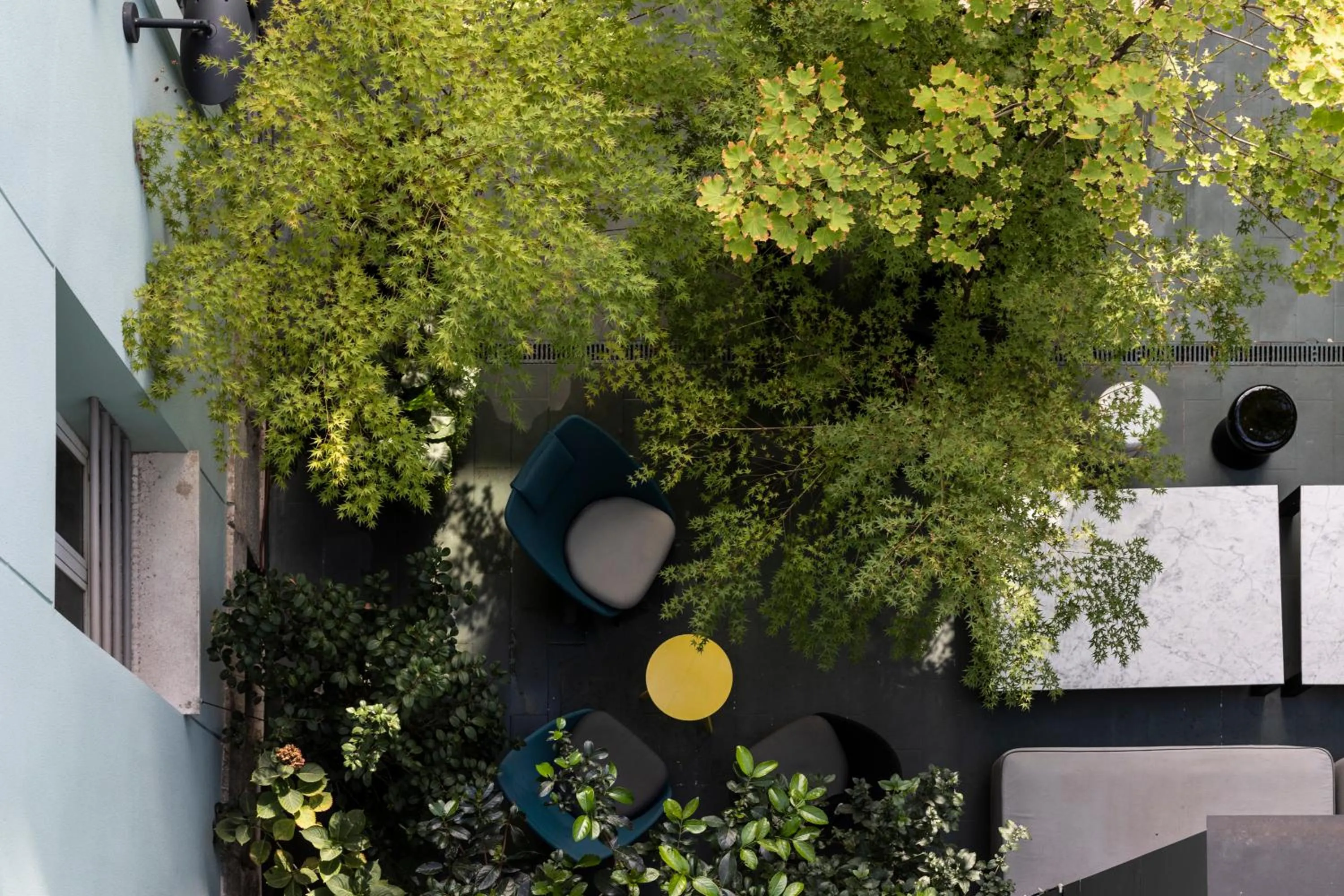 Patio in Petit Palace Santa Bárbara