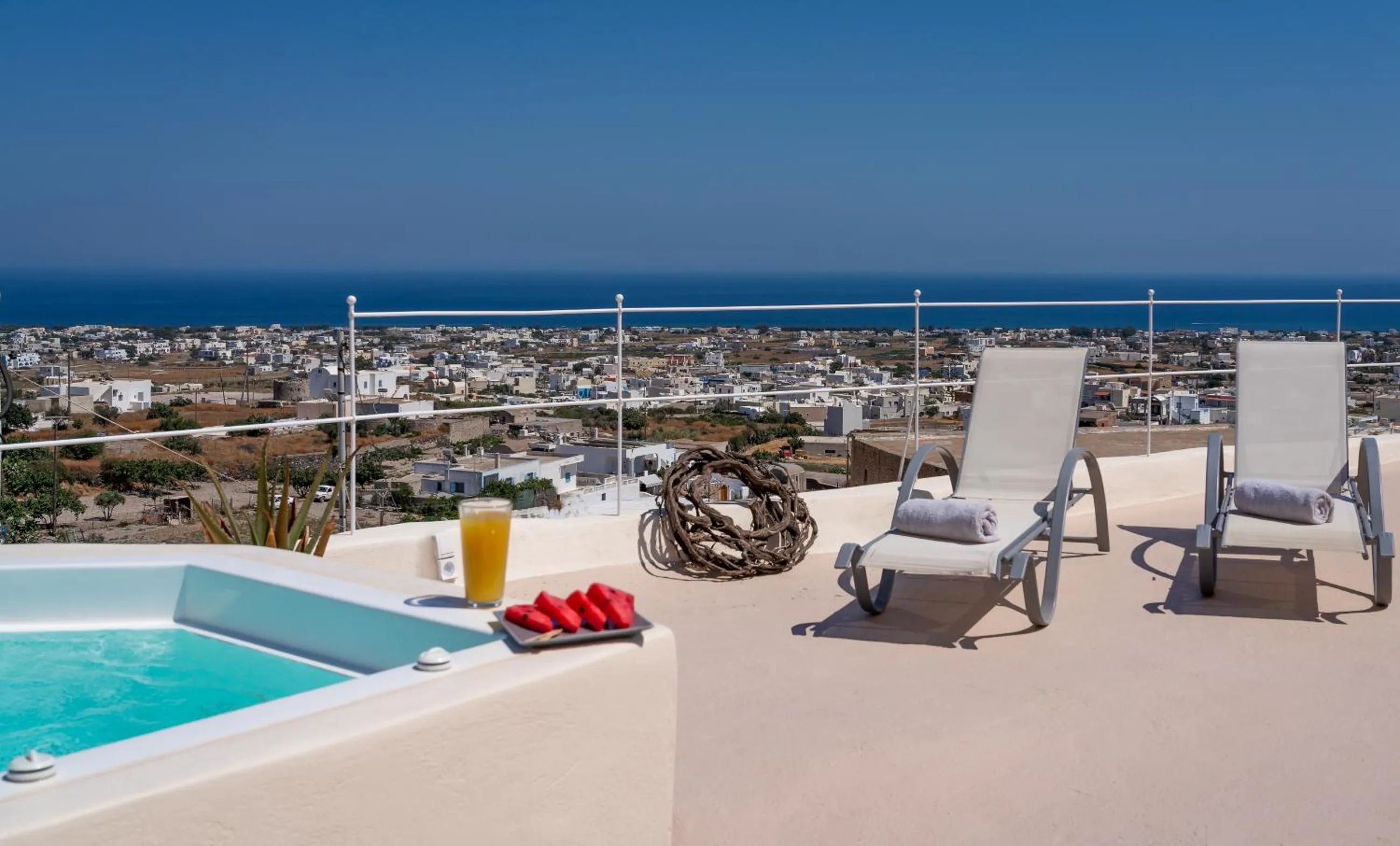 Hot Tub in Nalas Suites