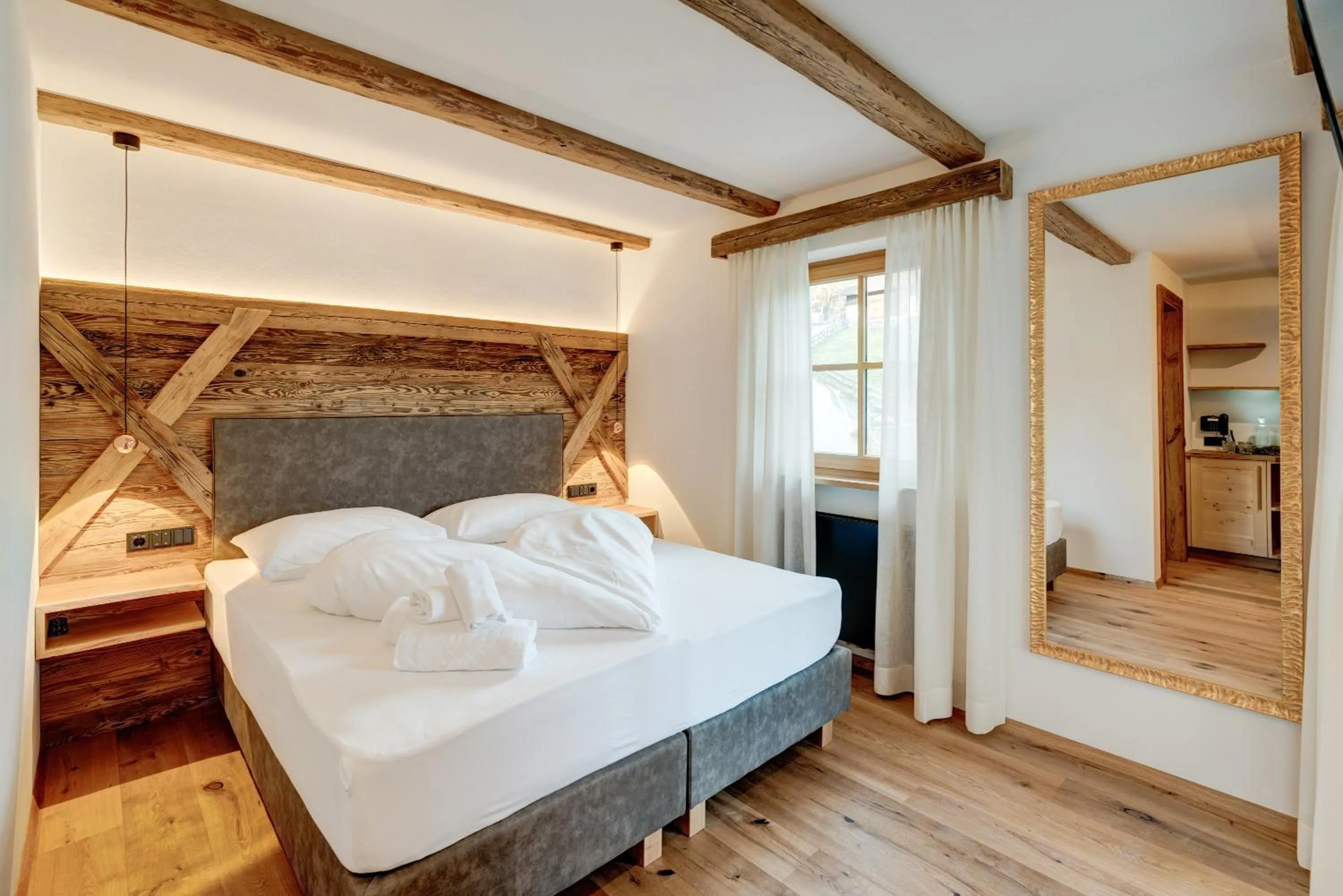 Bed in Hotel Residence Gasser