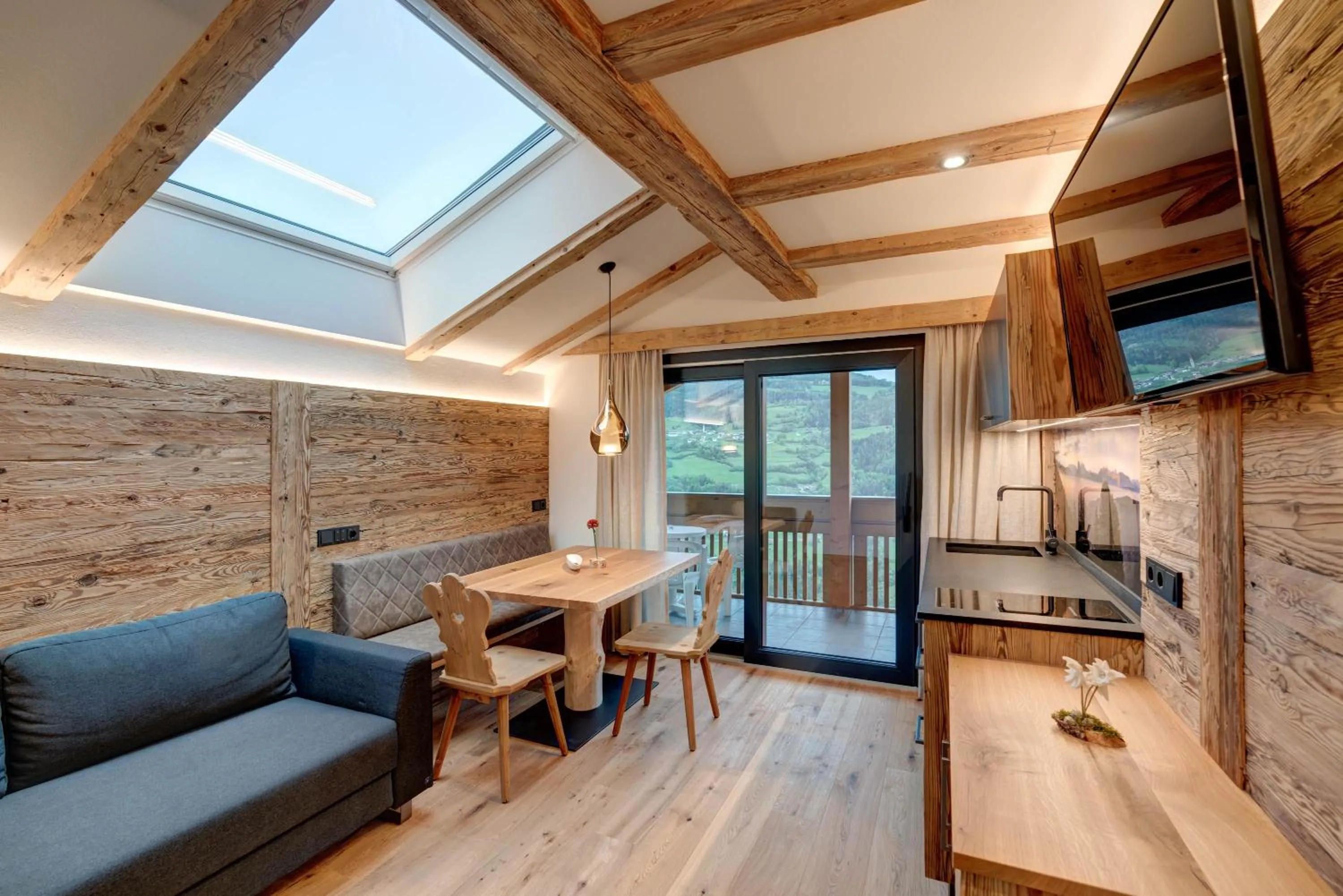 Kitchen or kitchenette in Hotel Residence Gasser