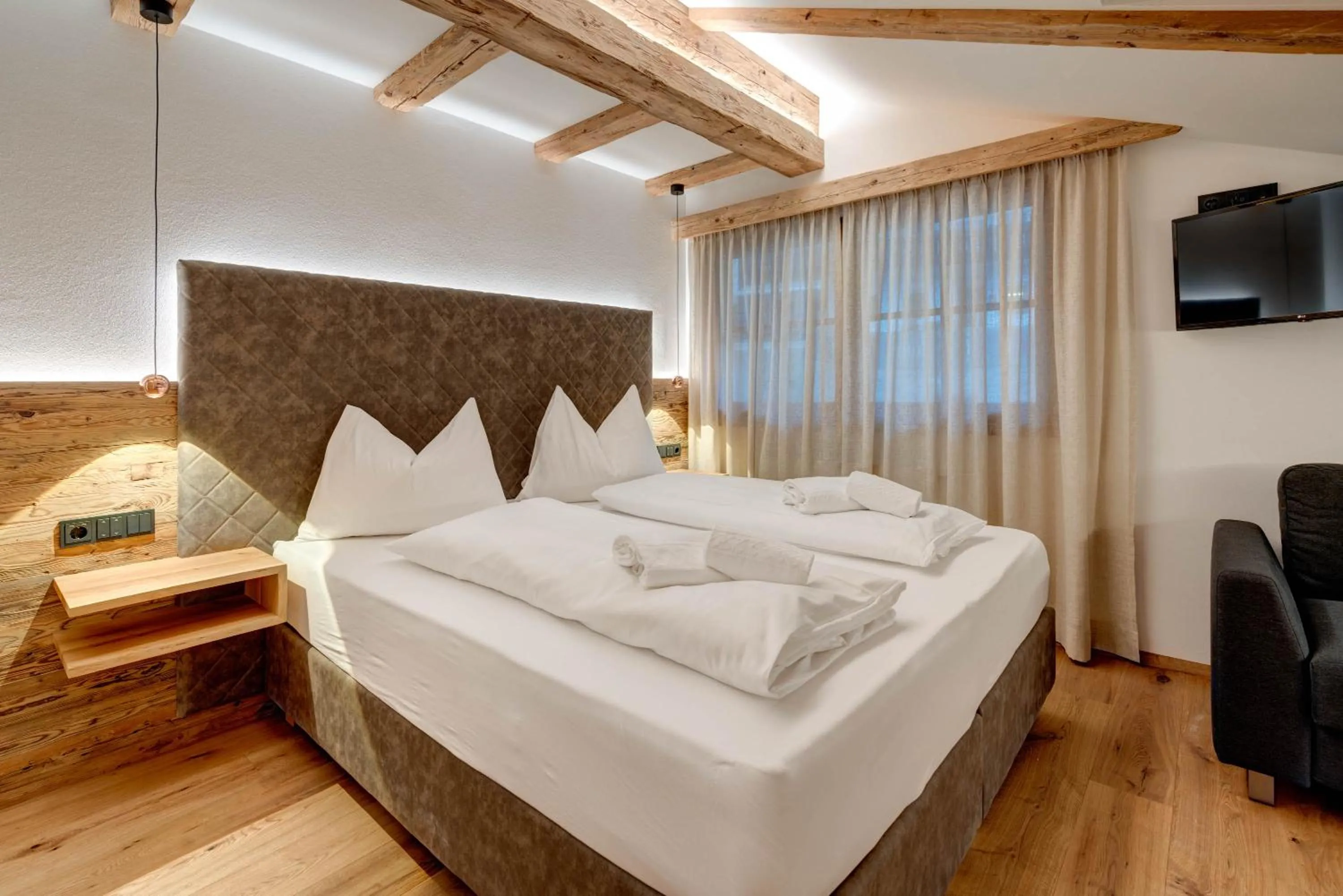 Bed in Hotel Residence Gasser