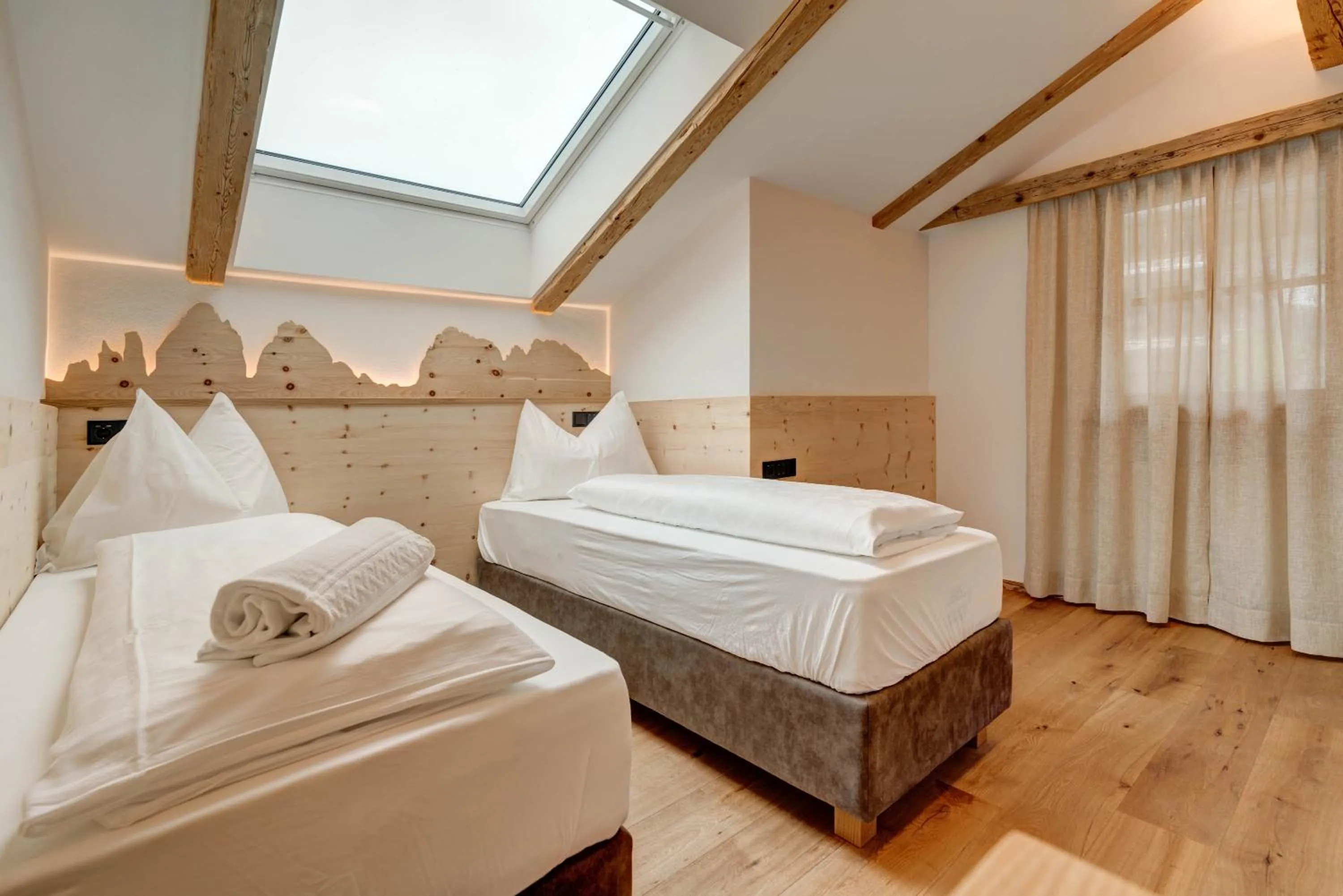 Bed in Hotel Residence Gasser