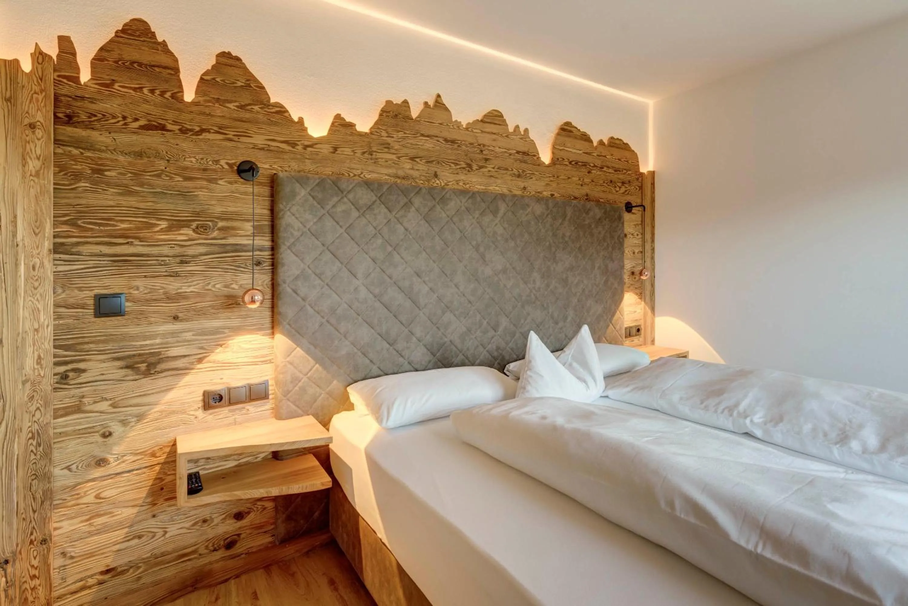 Bed in Hotel Residence Gasser