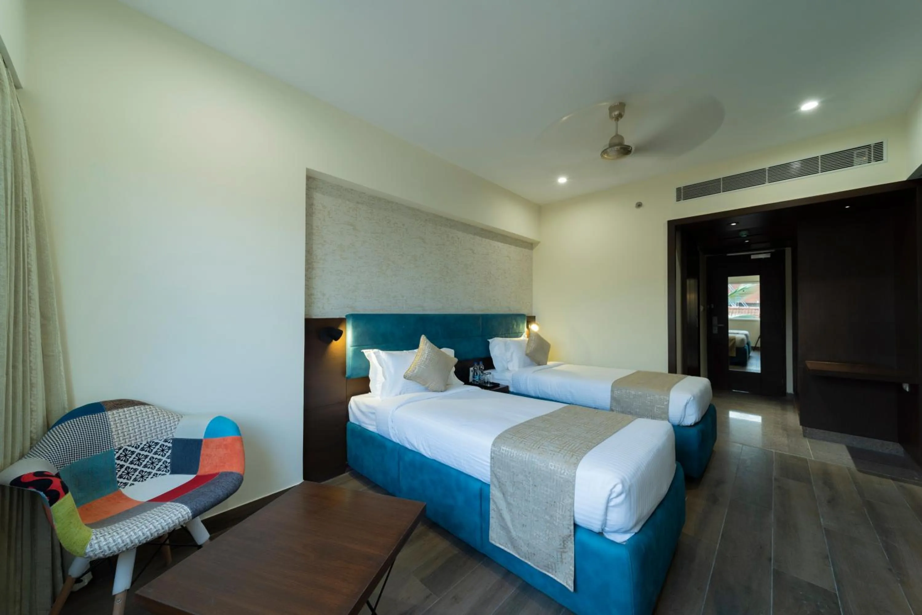 Bedroom, Bed in ICON Boutique by Bhagini