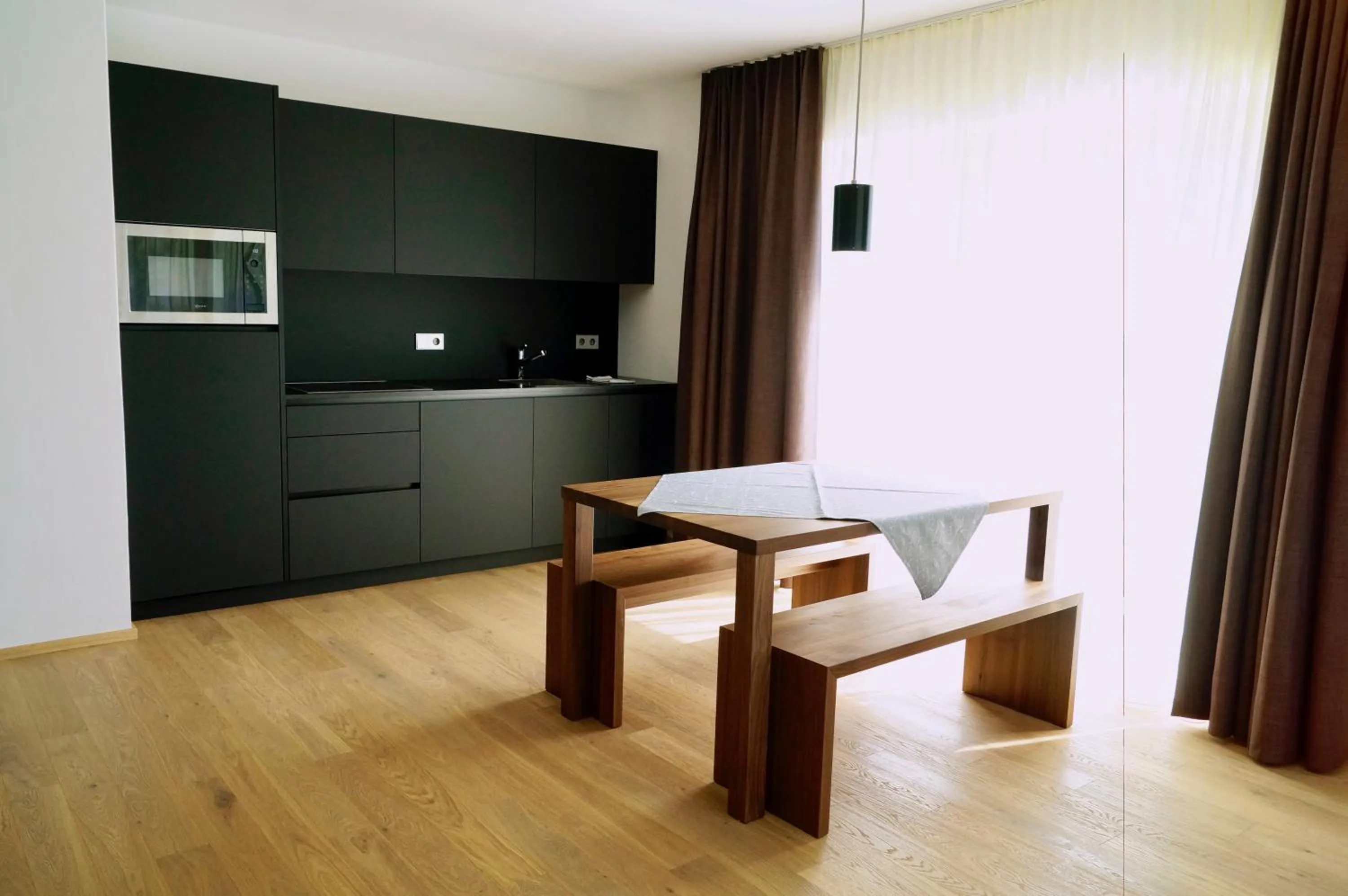 Kitchen or kitchenette in Residence Larciunei