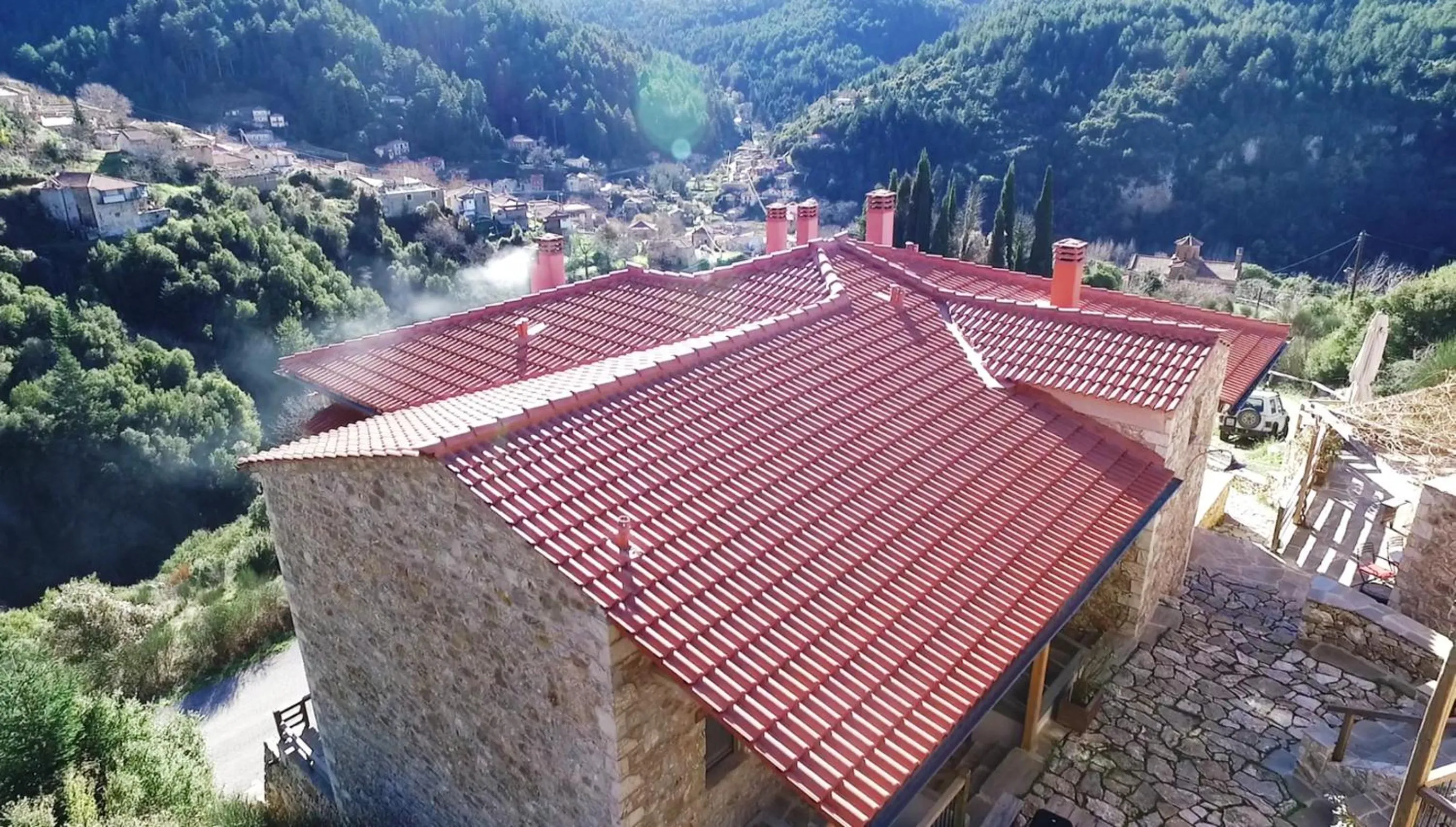 Bird's eye view in Pritanio