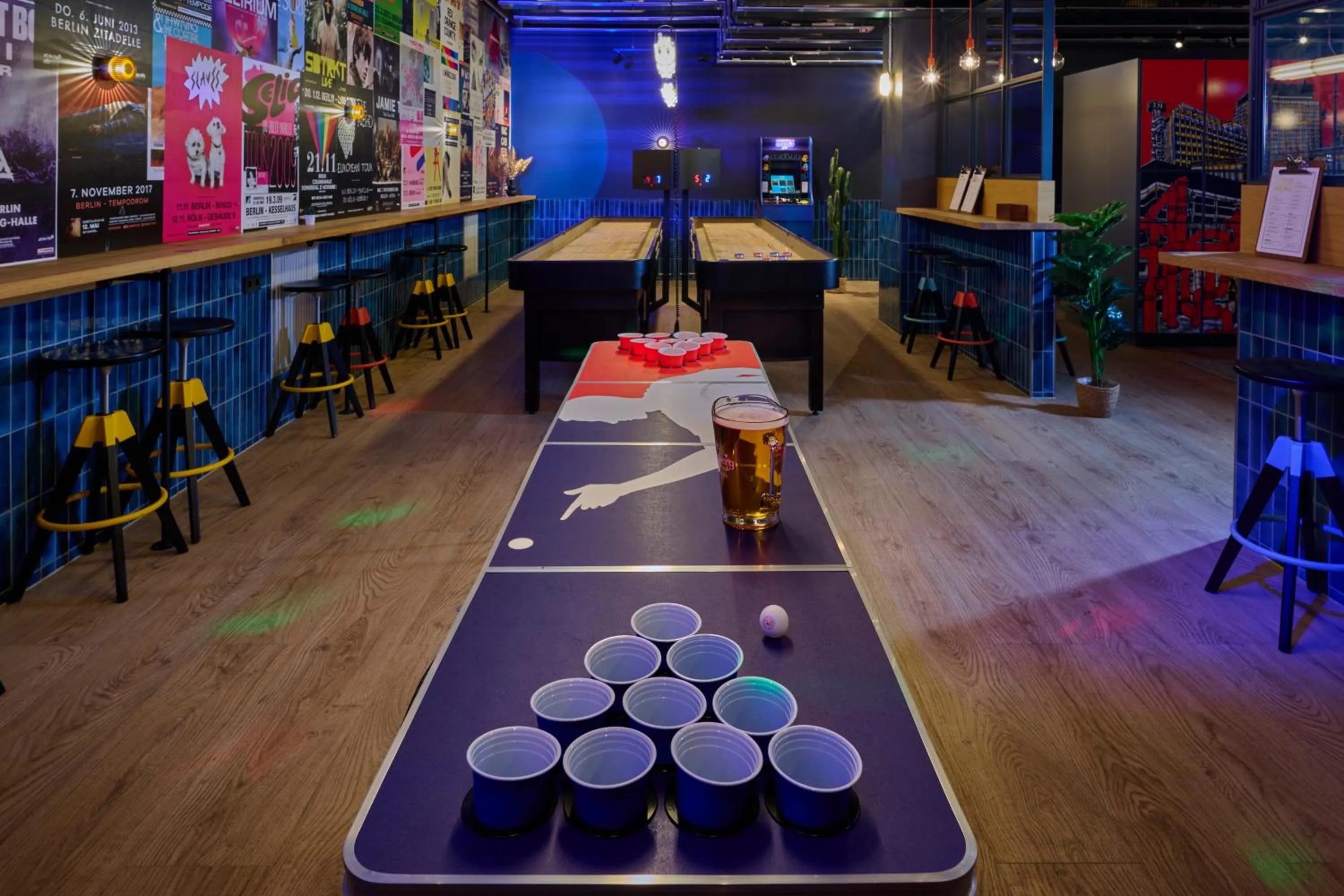 Game Room in Generator Berlin Alexanderplatz