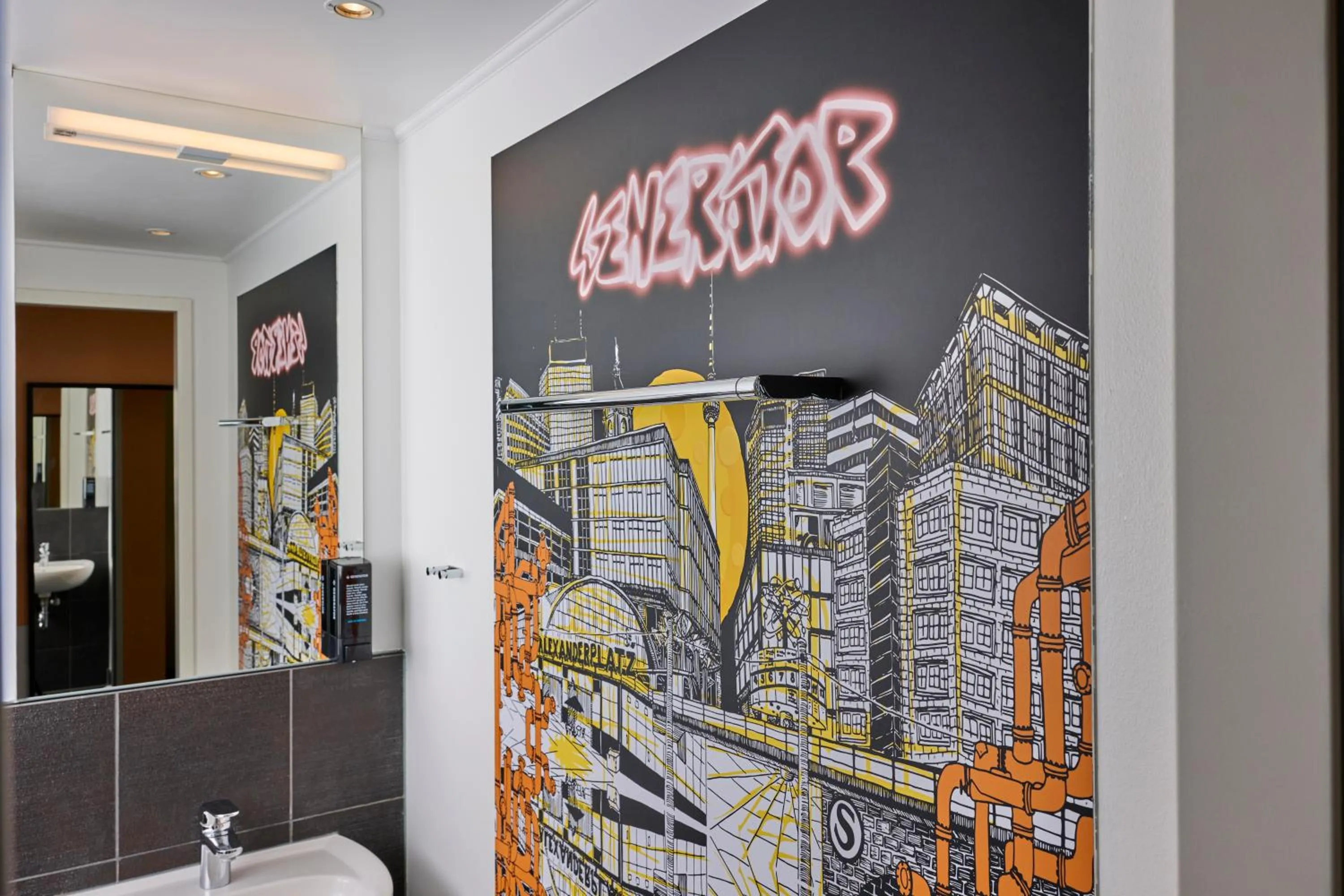 Bathroom in Generator Berlin Alexanderplatz