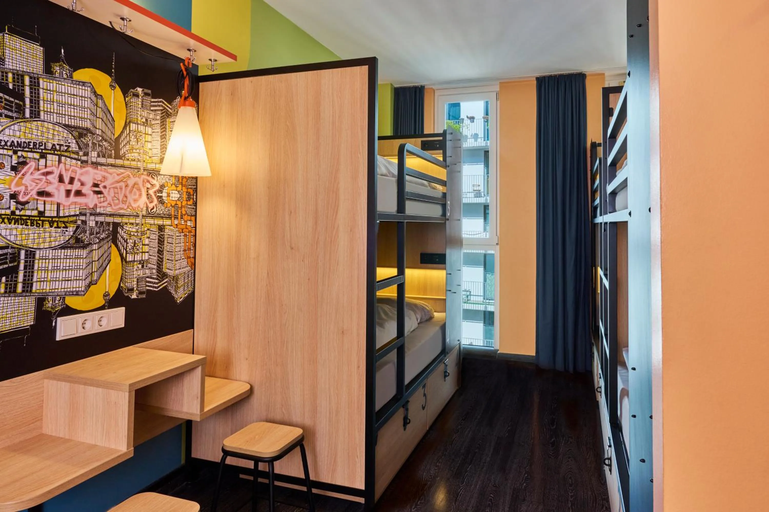 Bed in Generator Berlin Alexanderplatz