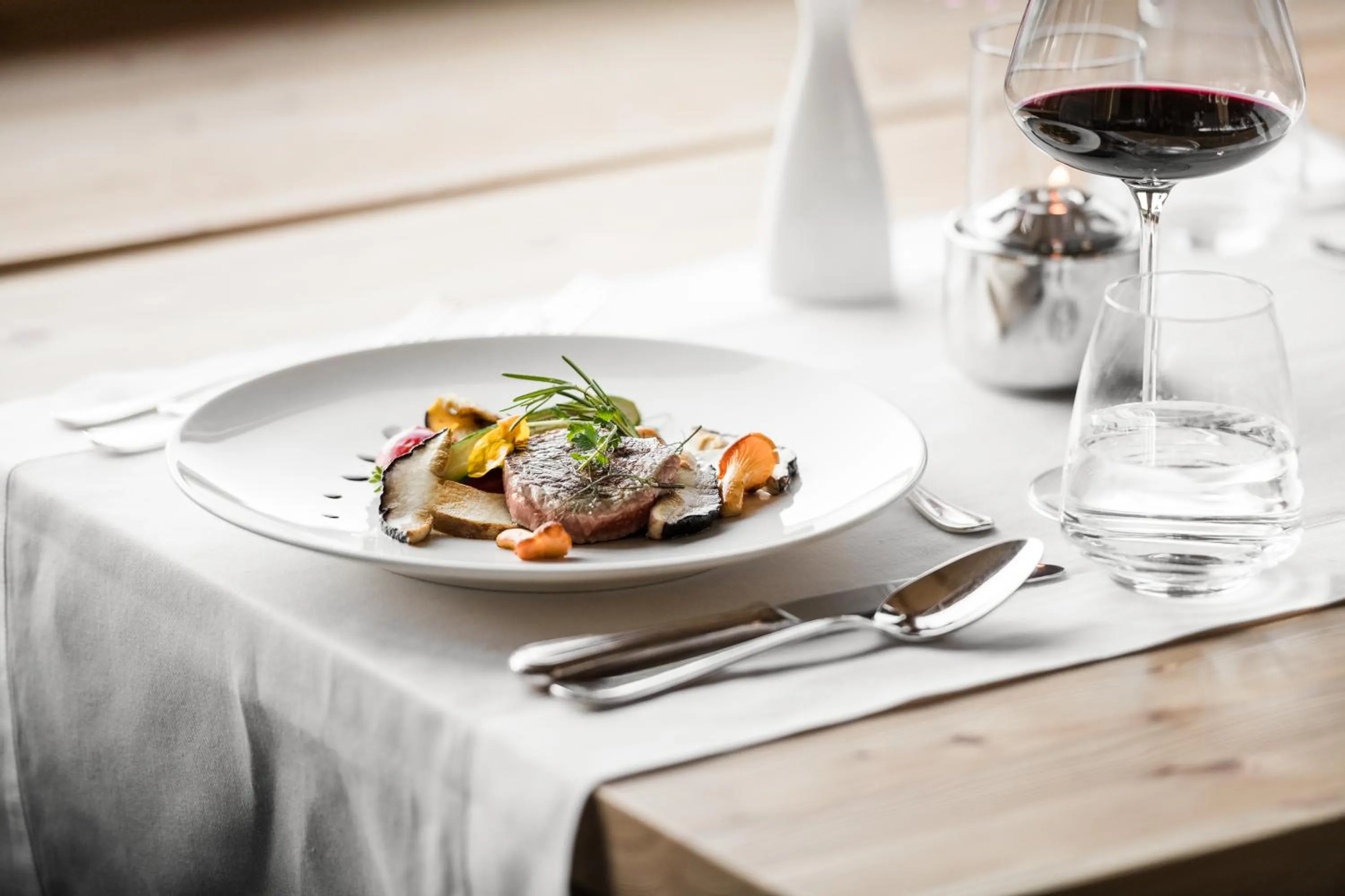 Dinner in Hotel Mareo Dolomites