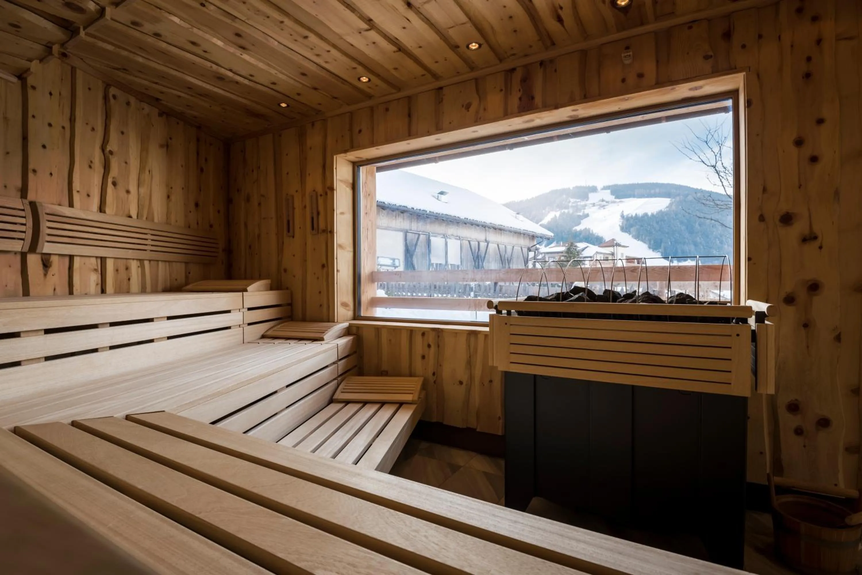 Sauna in Hotel Mareo Dolomites