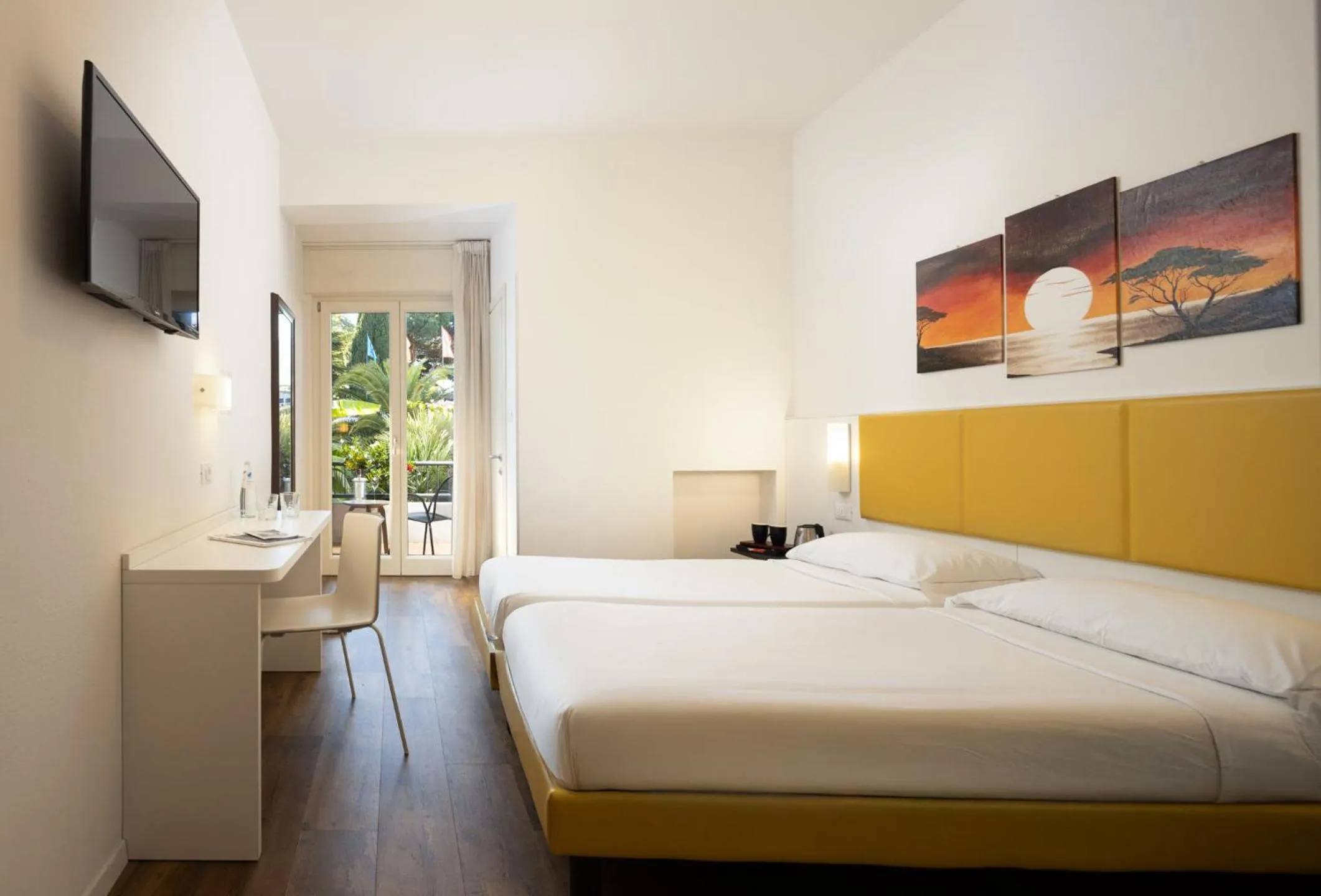 Bed in Hotel Villa Claudia