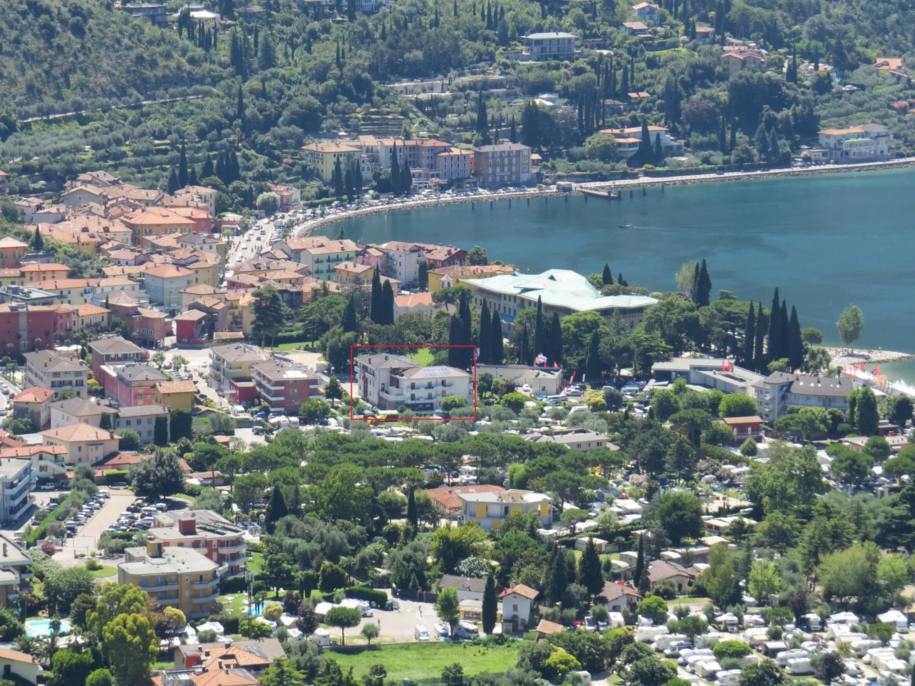 Lake view in Hotel Villa Claudia