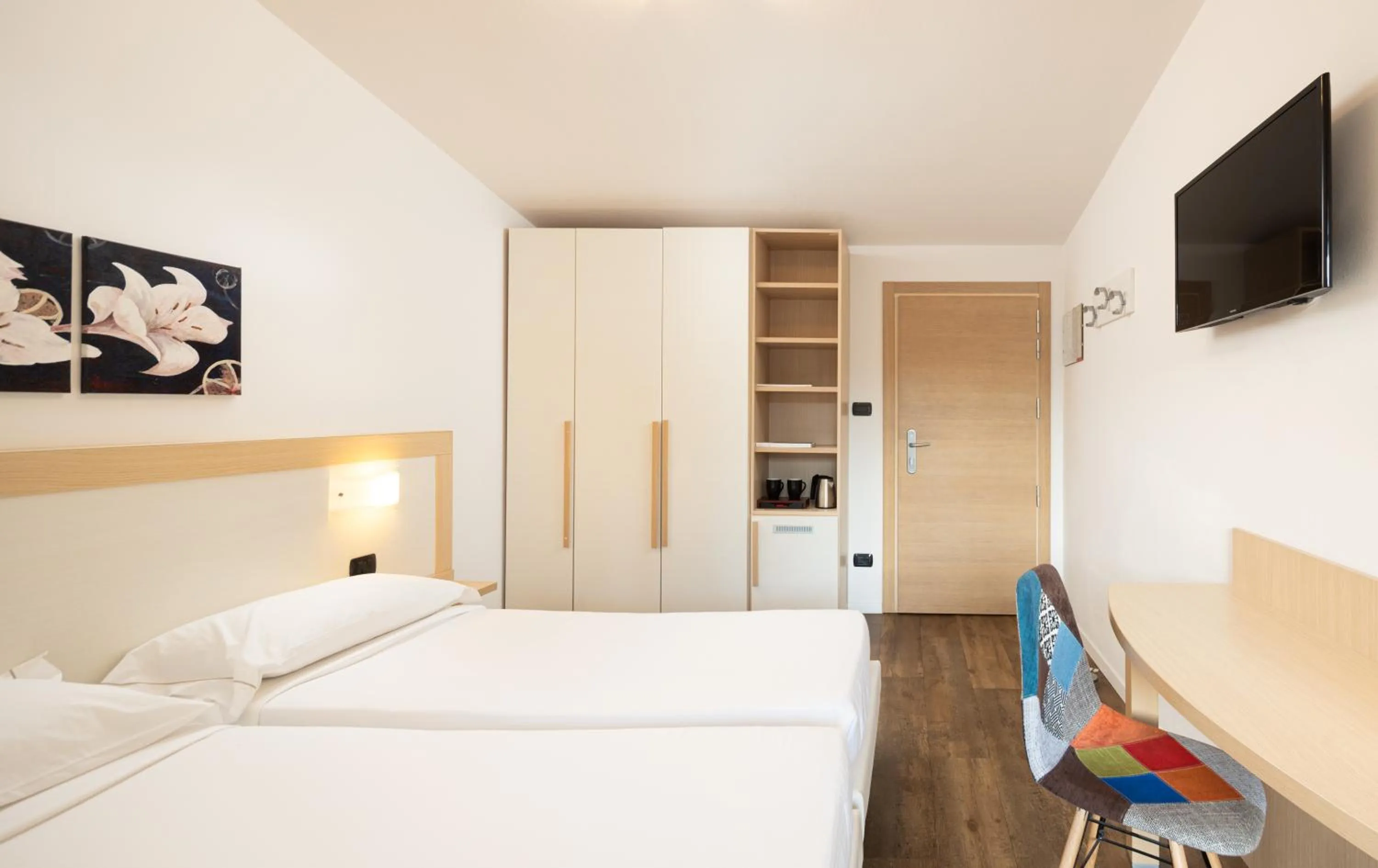 Bed in Hotel Villa Claudia