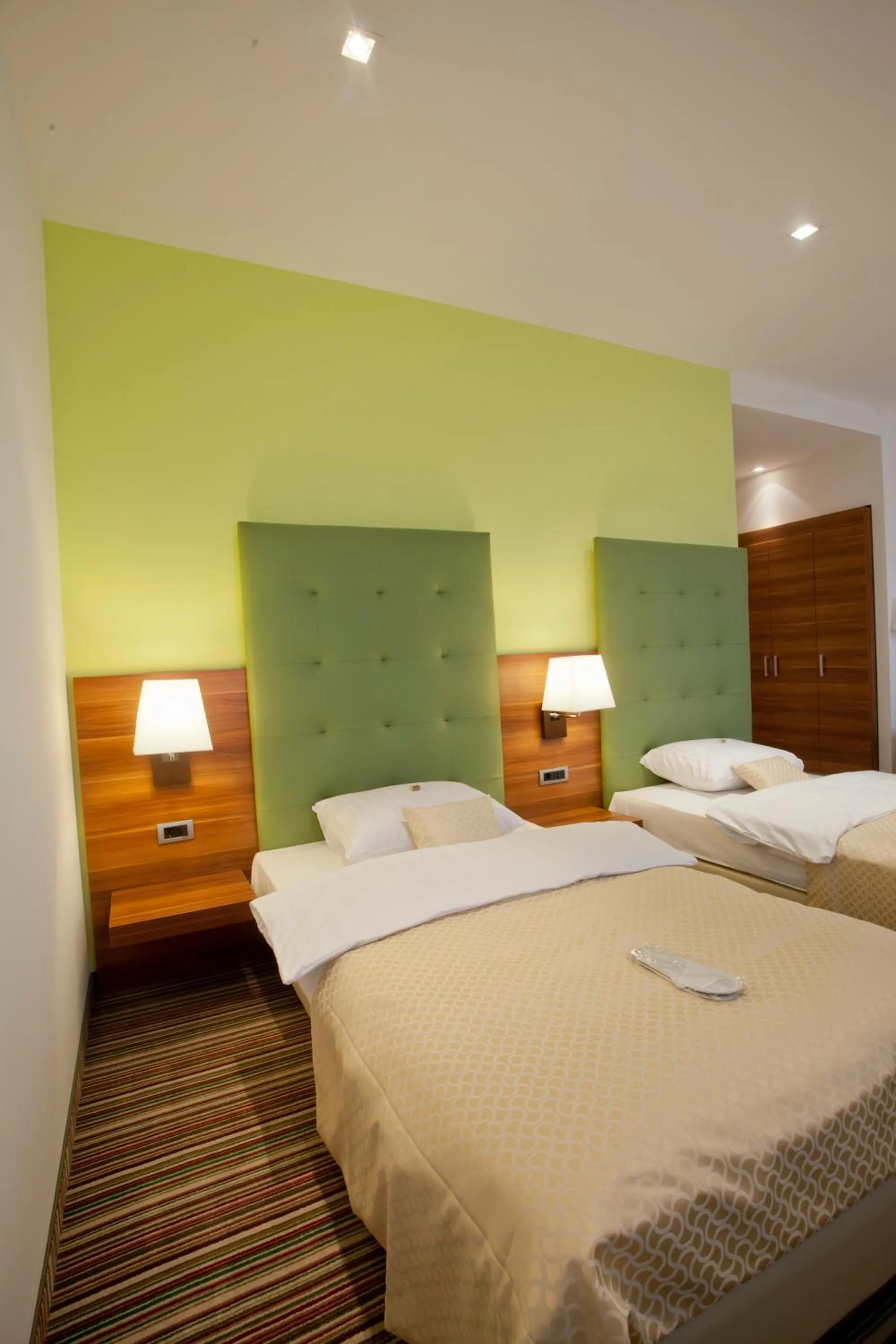 Decorative detail, Bed in Hotel Sport