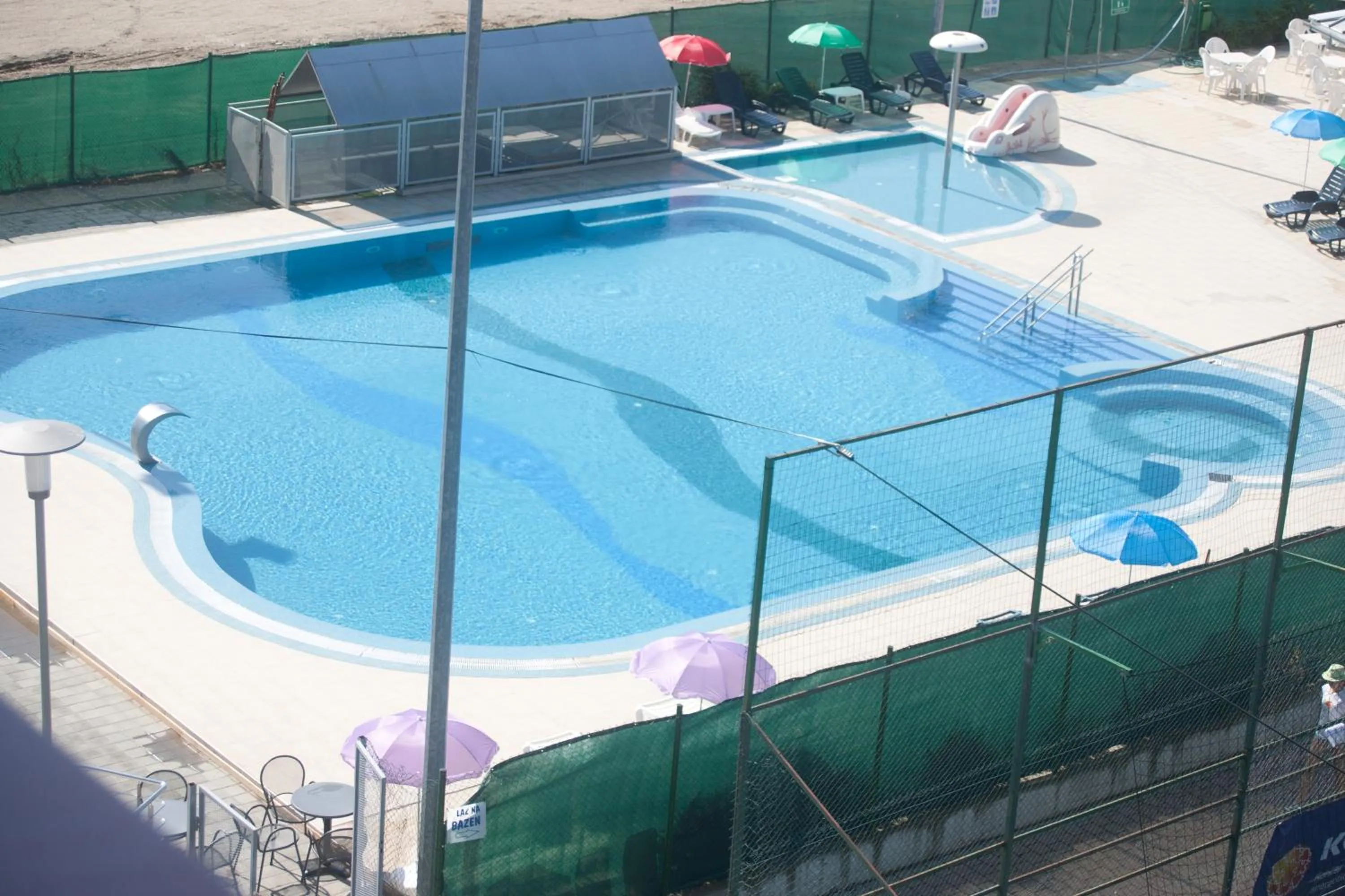 Pool view in Hotel Sport