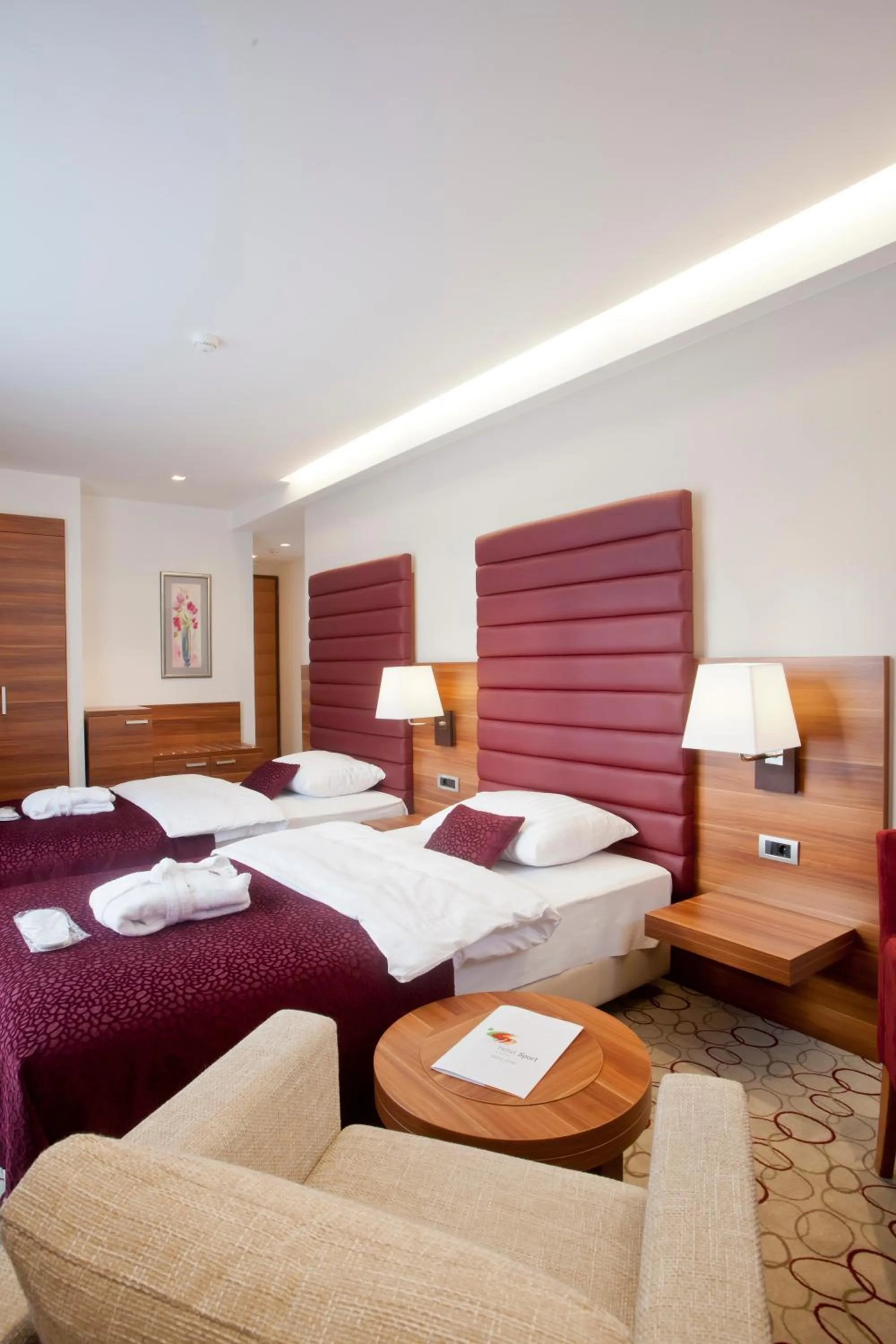 Bedroom, Bed in Hotel Sport