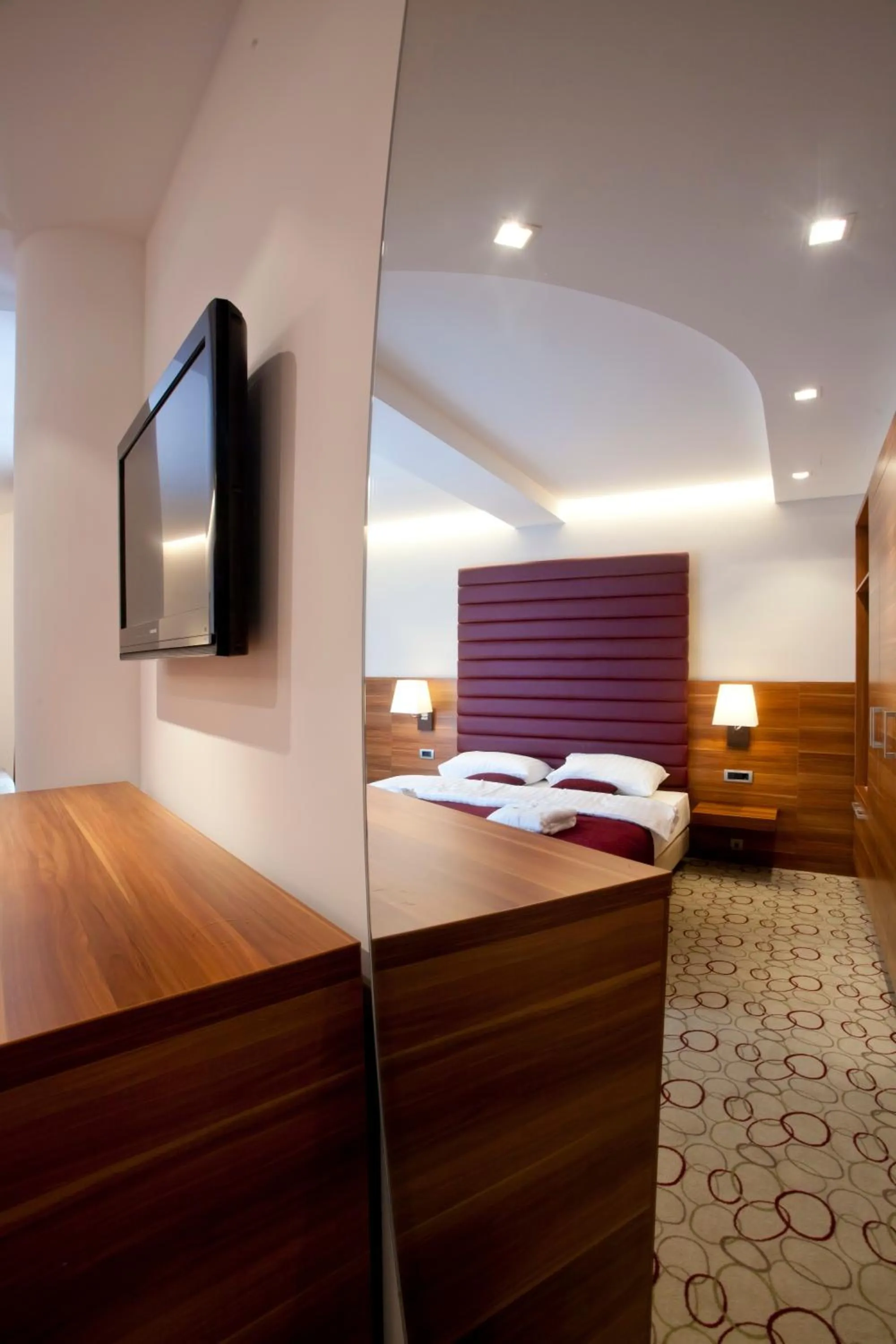 Decorative detail, Bed in Hotel Sport