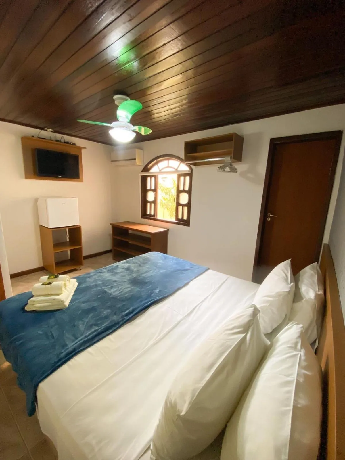 Bed in Pousada Bugio