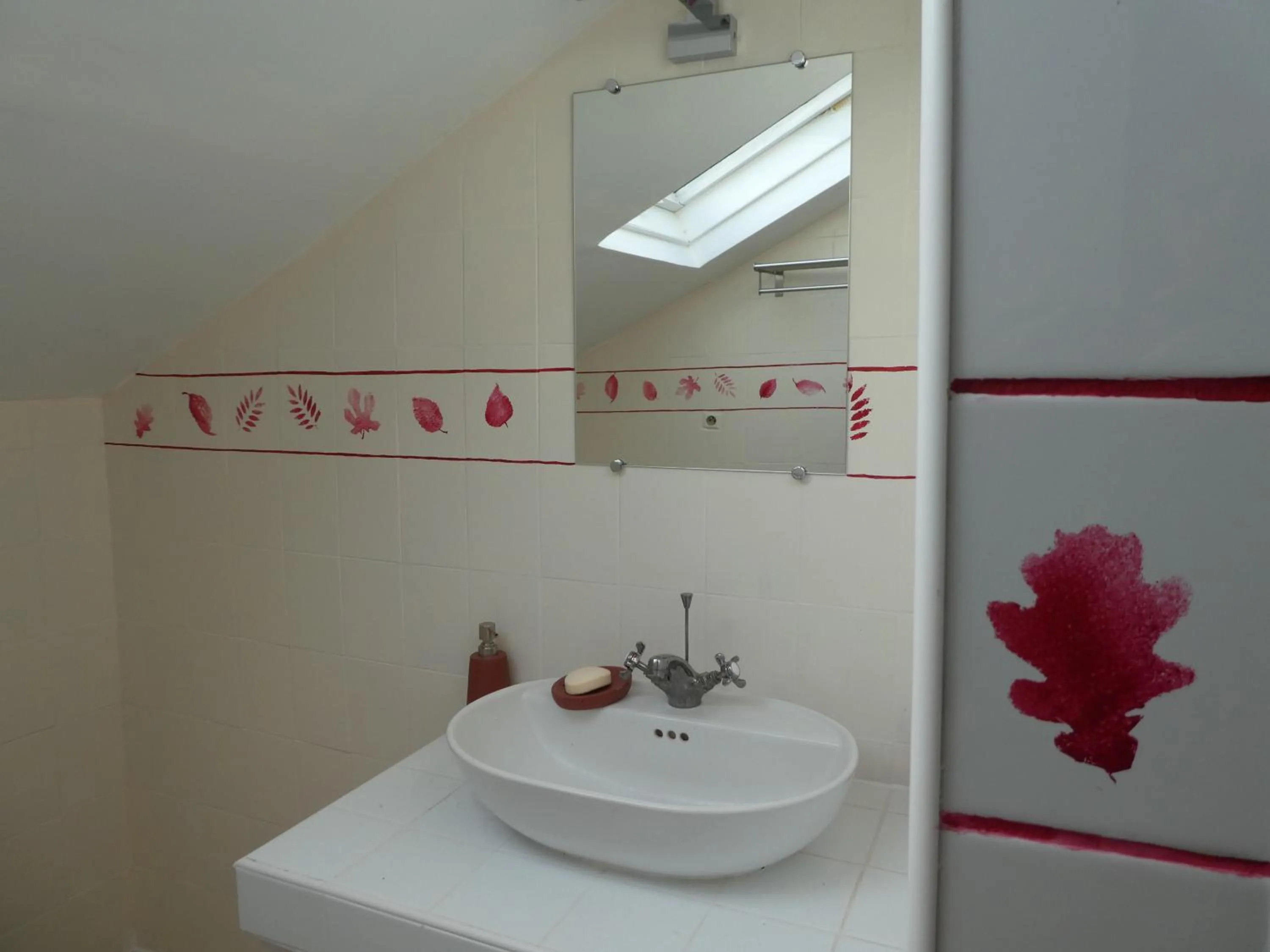 Shower in Les chambres du Ladoux