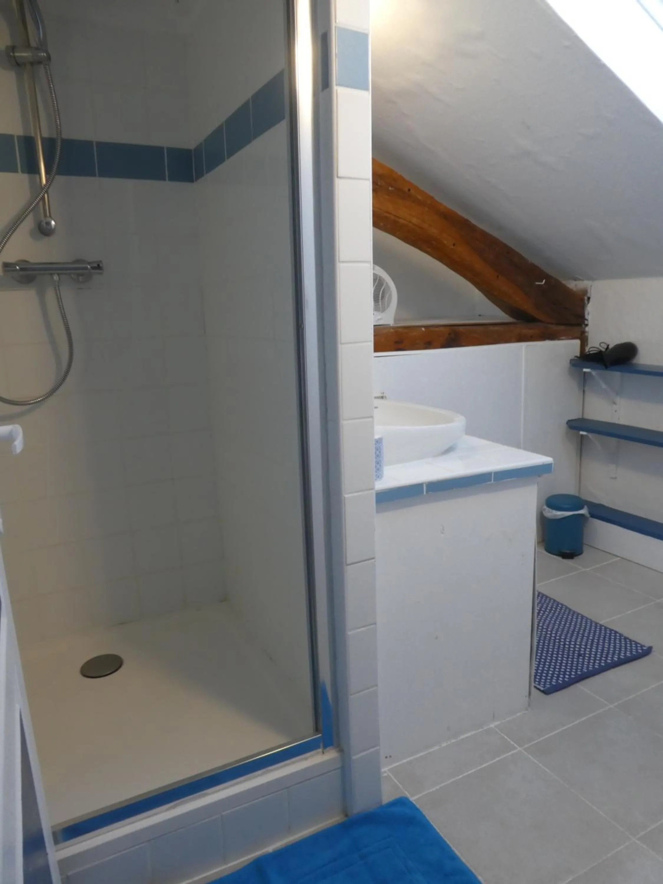 Shower in Les chambres du Ladoux