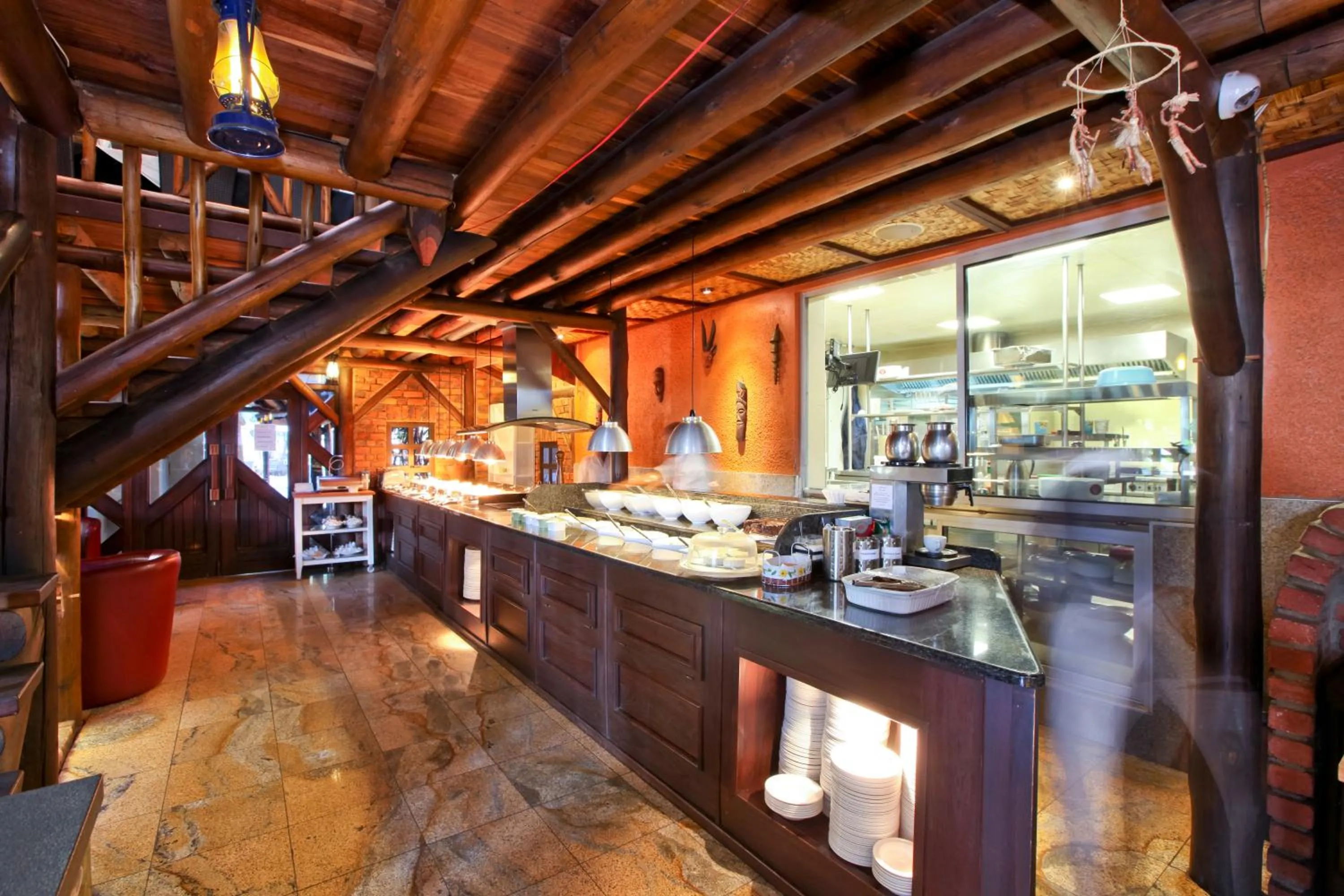Food in Roof of Africa Hotel