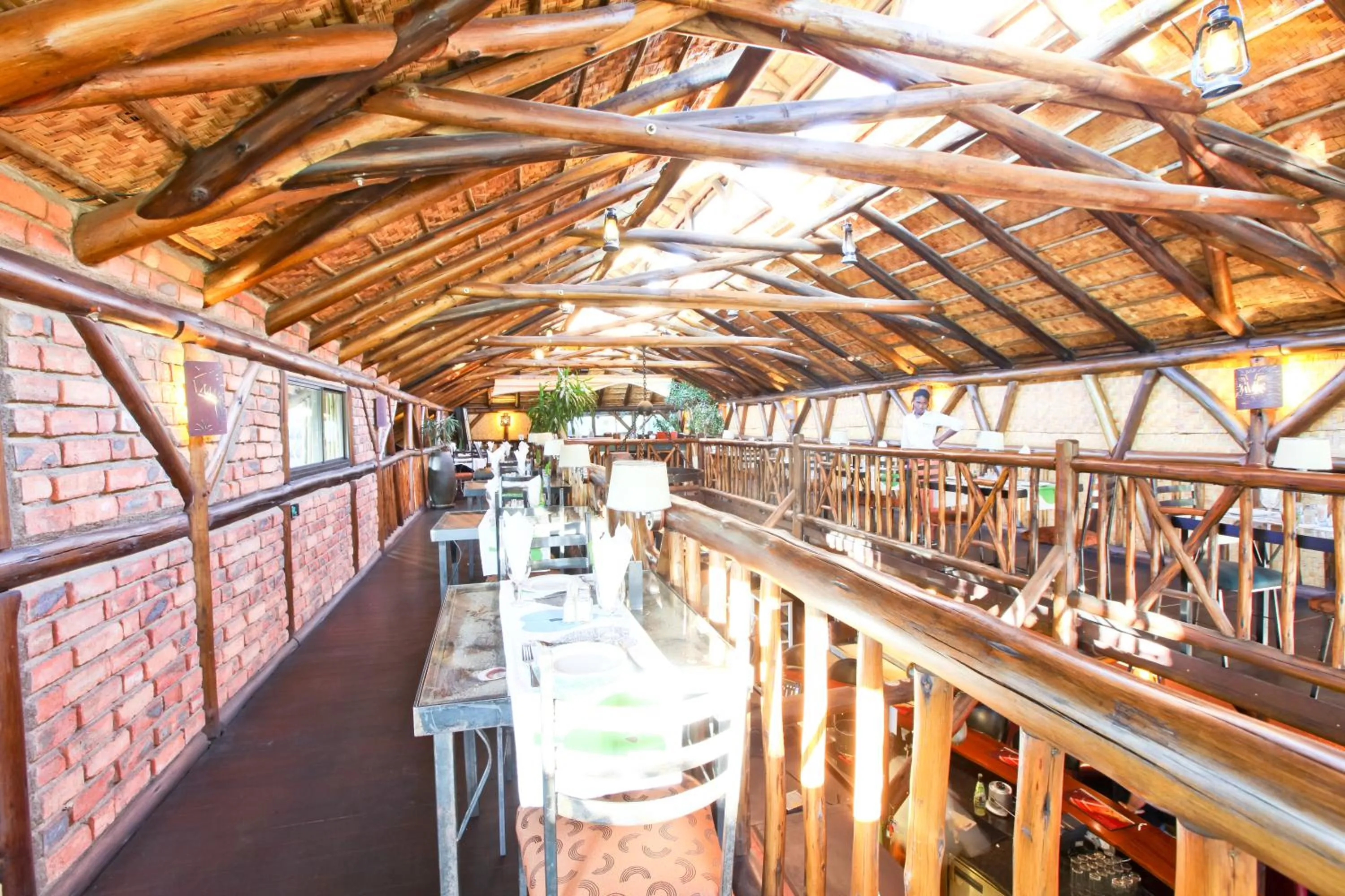Lounge or bar in Roof of Africa Hotel