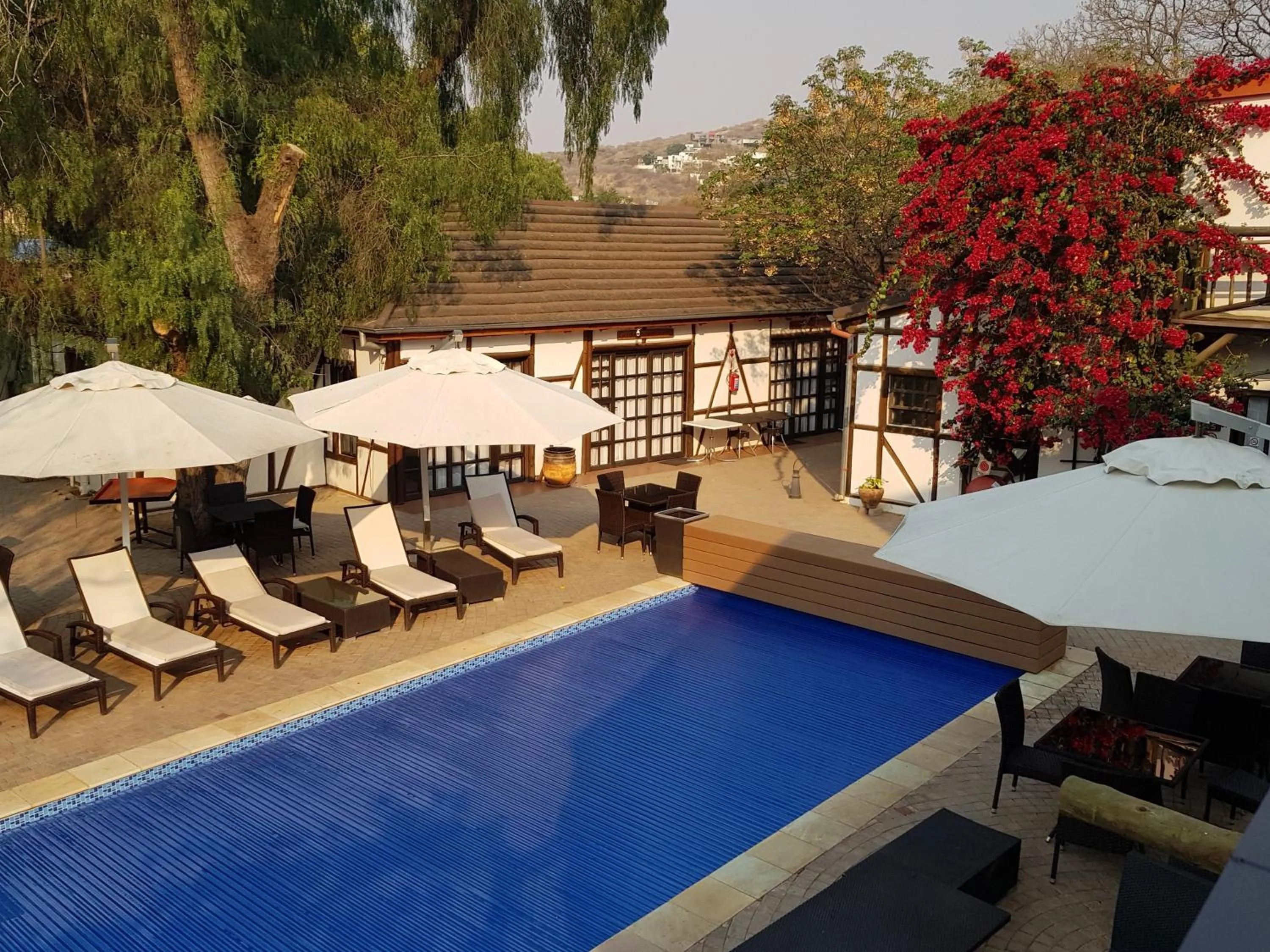 Swimming pool in Roof of Africa Hotel