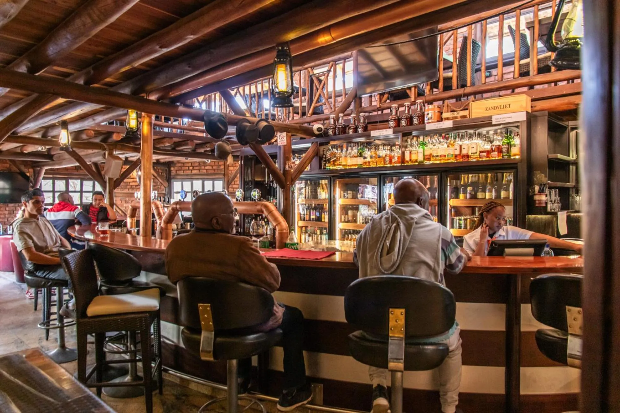 Lounge or bar in Roof of Africa Hotel