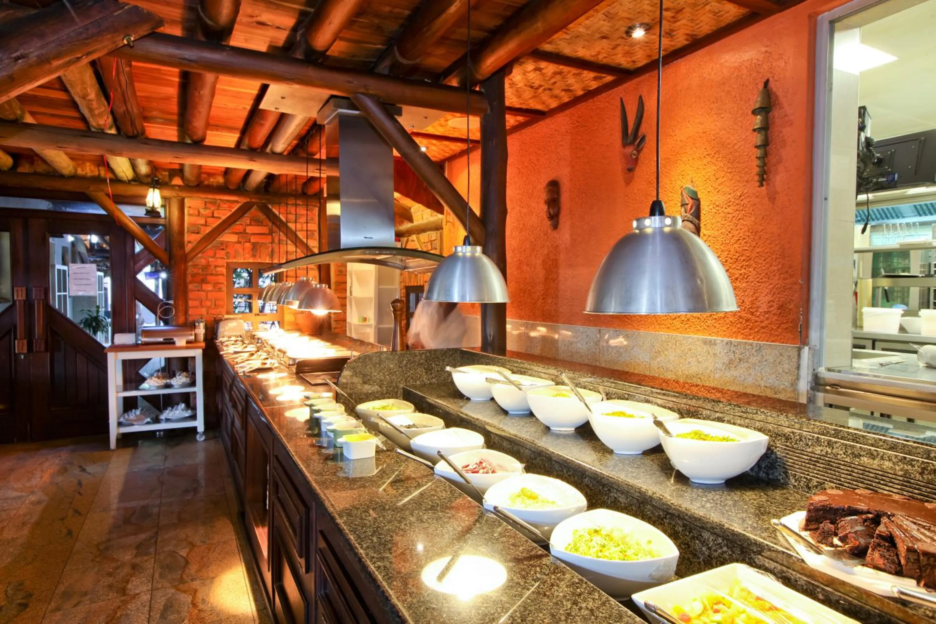 Food in Roof of Africa Hotel