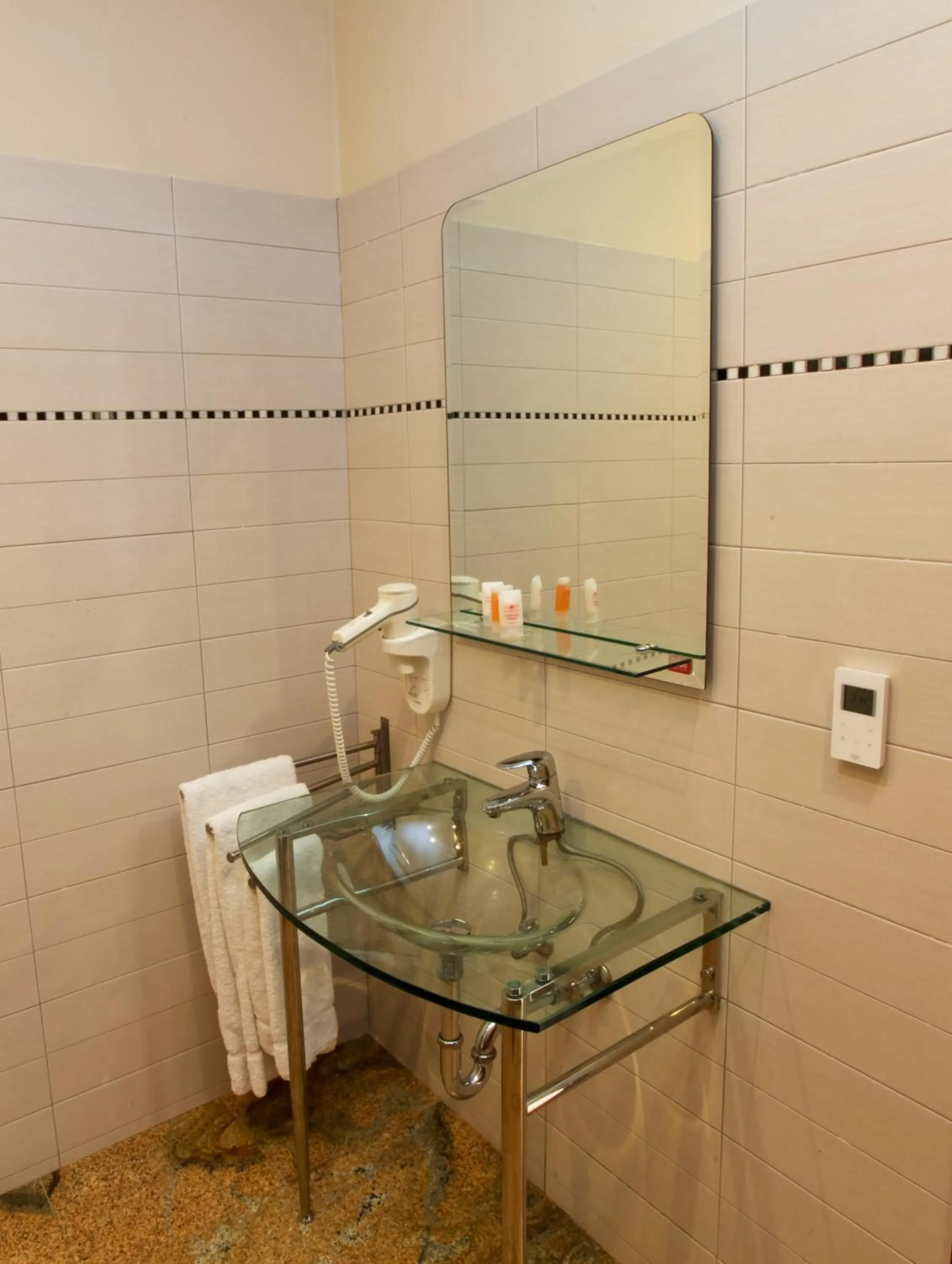Bathroom in Roof of Africa Hotel