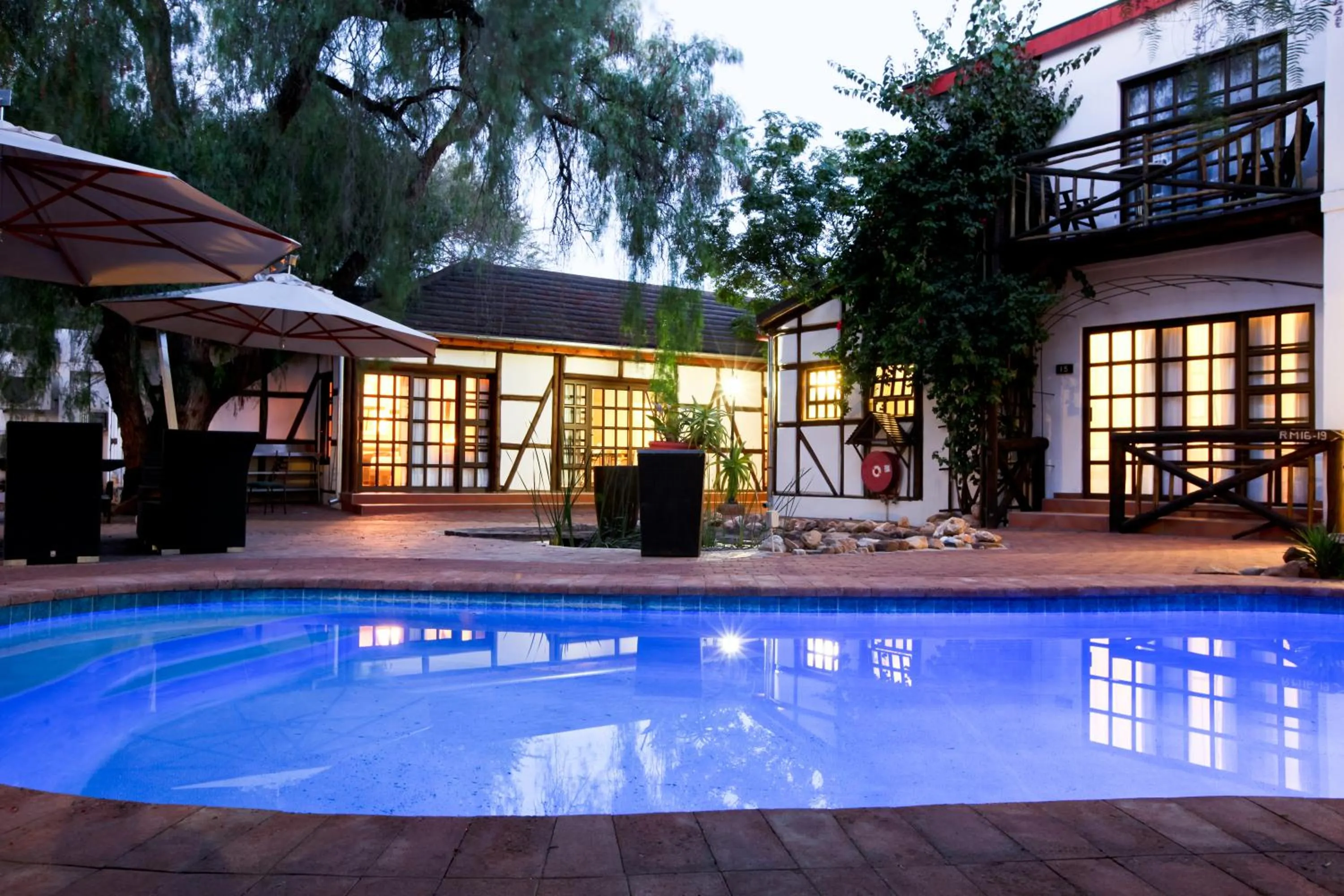 Swimming pool in Roof of Africa Hotel