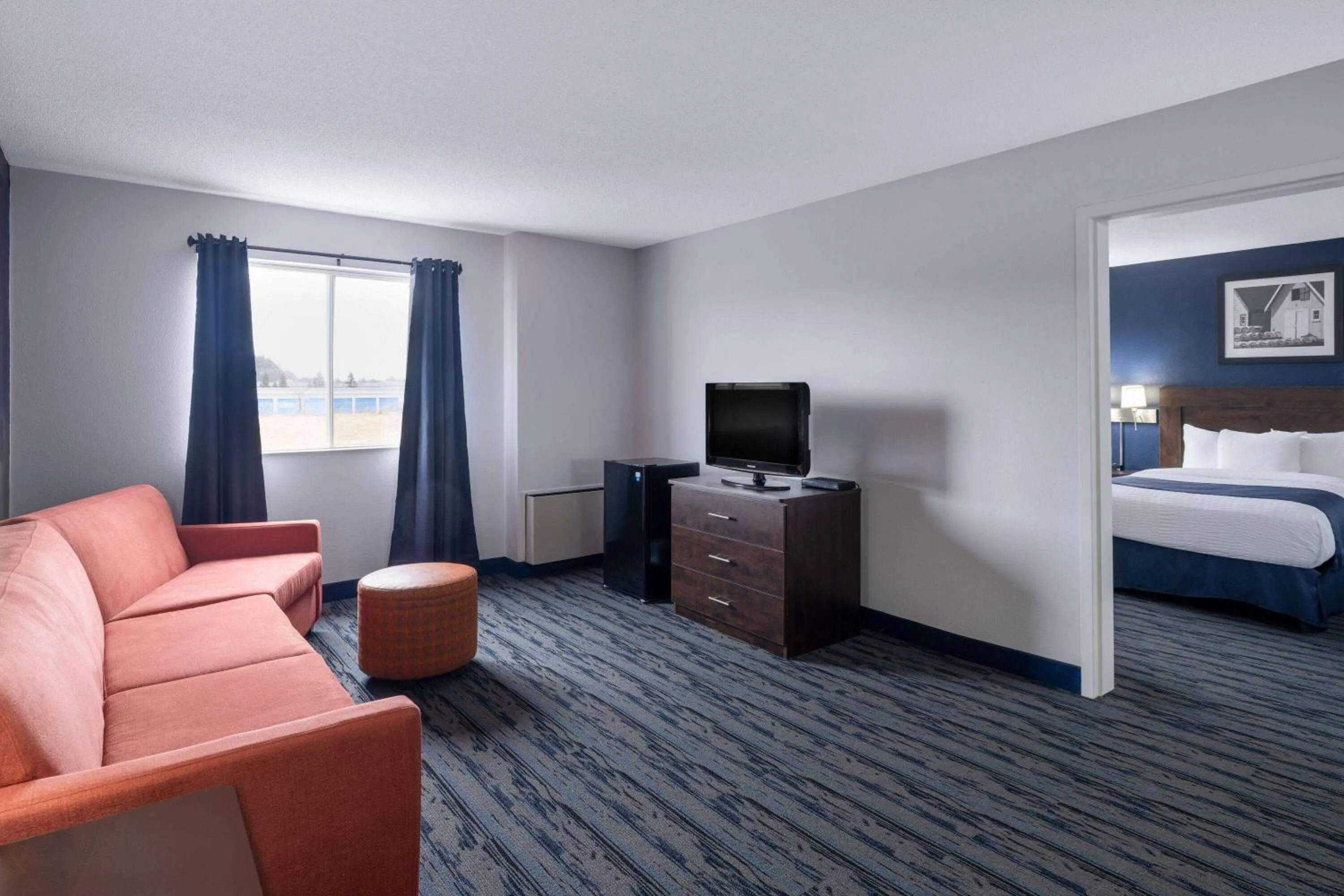 Bed in Travelodge Suites by Wyndham Saint John