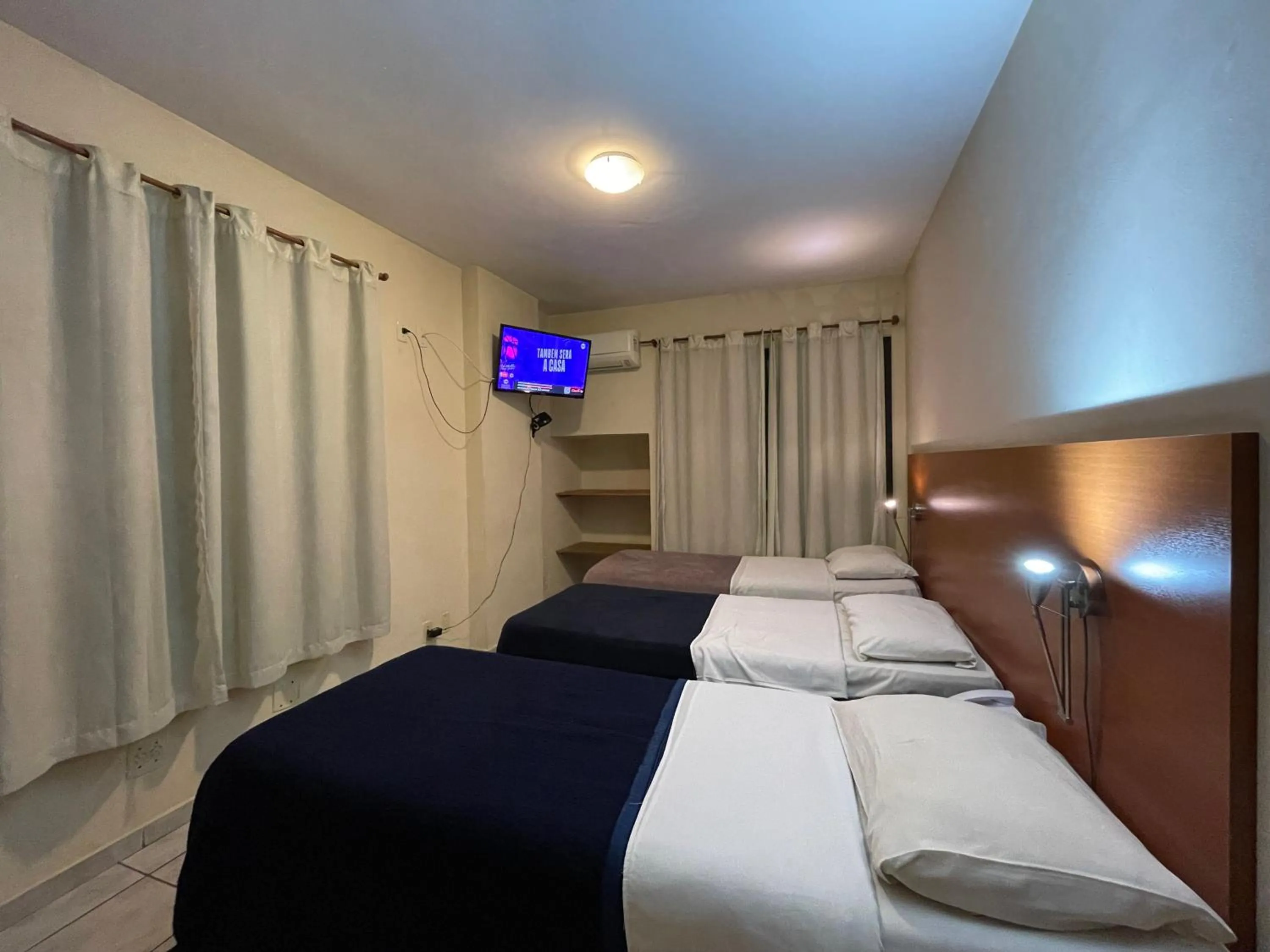 Bed in Hotel Vila Rica Flat