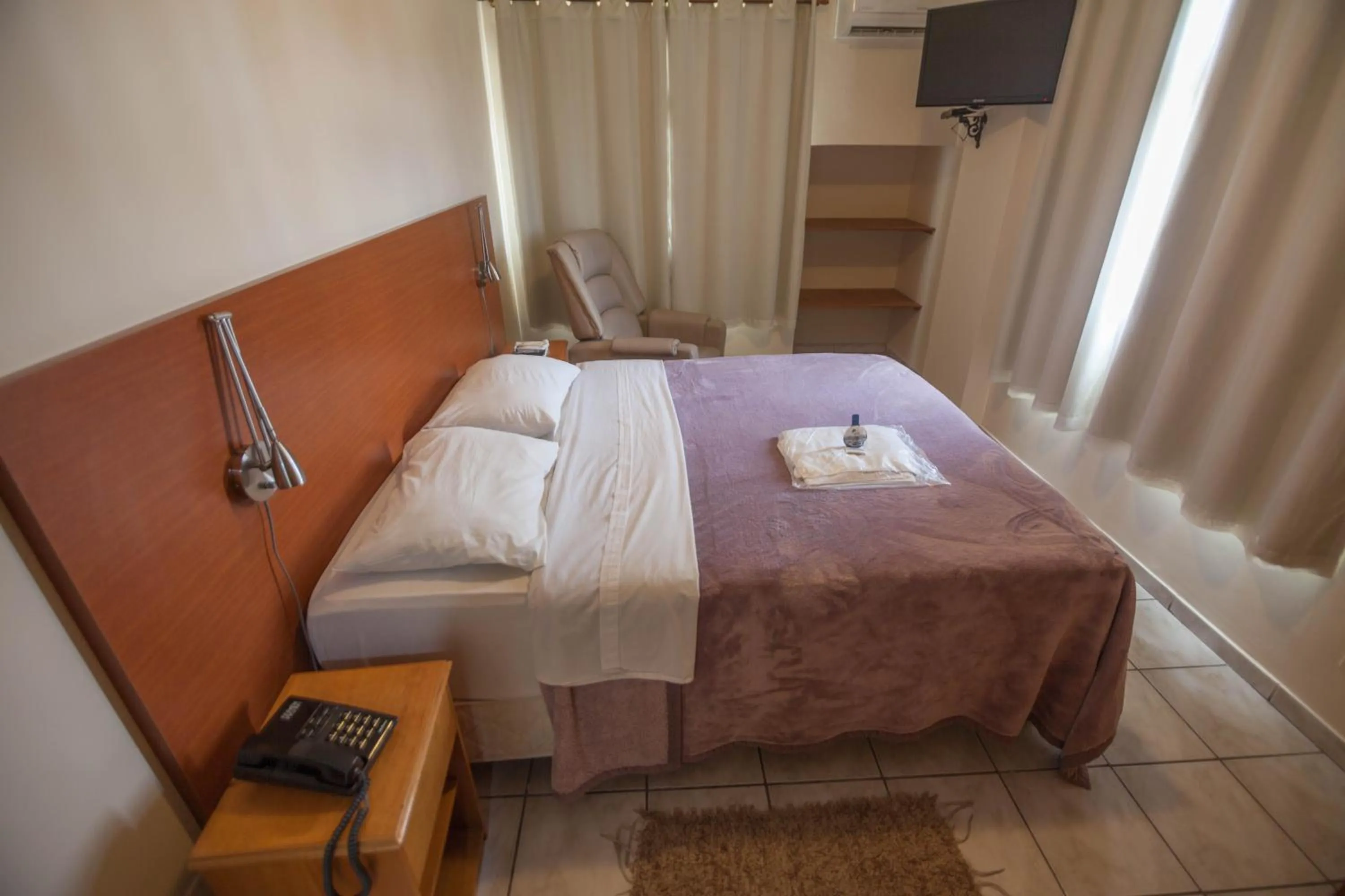 Bed in Hotel Vila Rica Flat