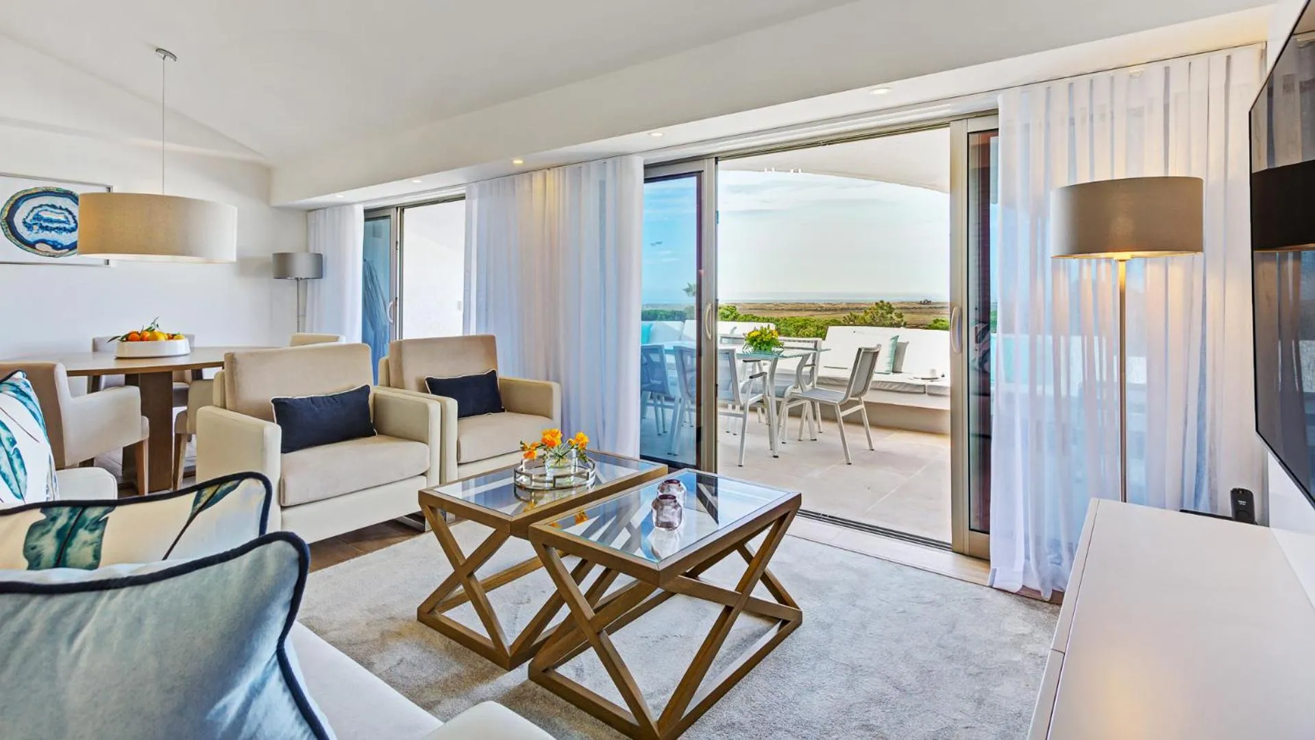 Living room in Quinta do Lago Country Club