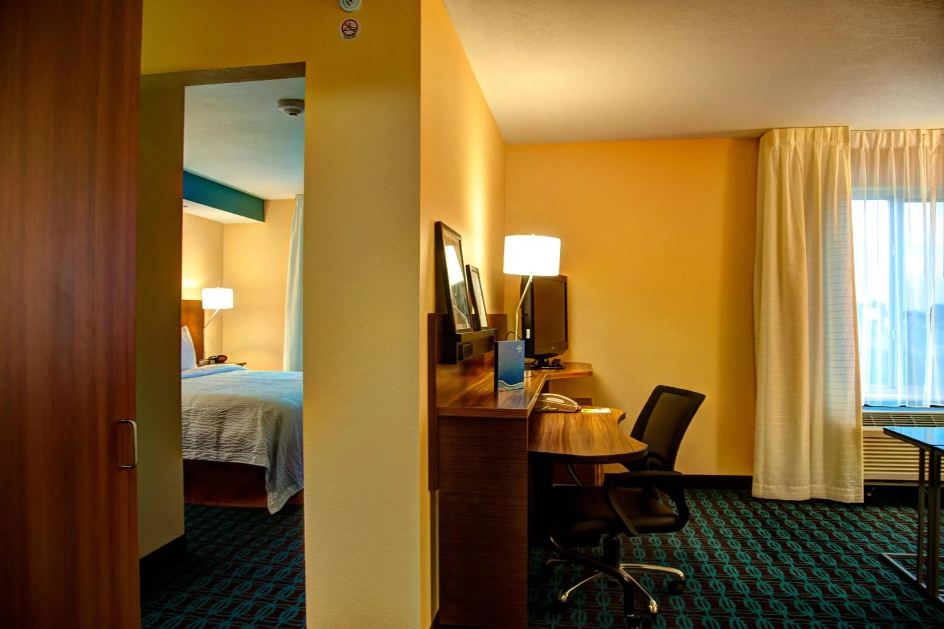 Bedroom, Bed in Fairfield Inn & Suites by Marriott Montgomery Airport