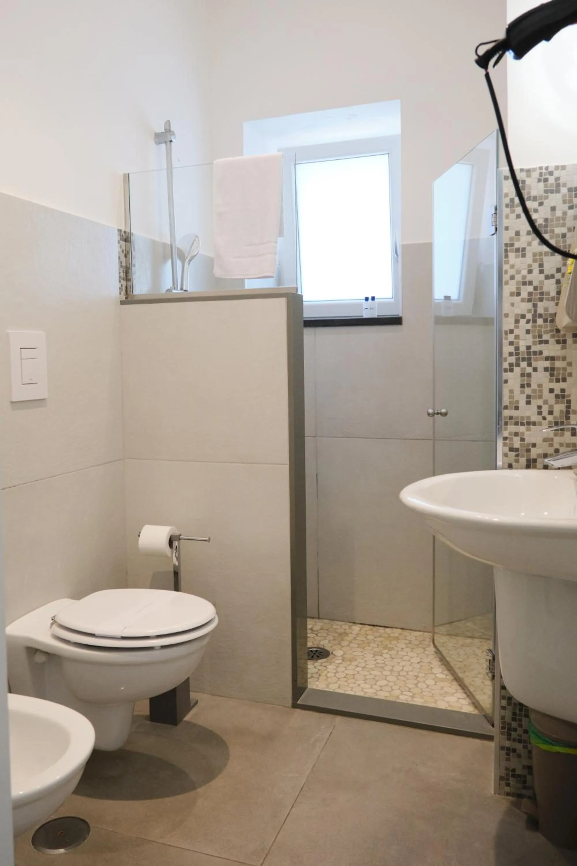 Shower in Pharus Miseni Suites and rooms