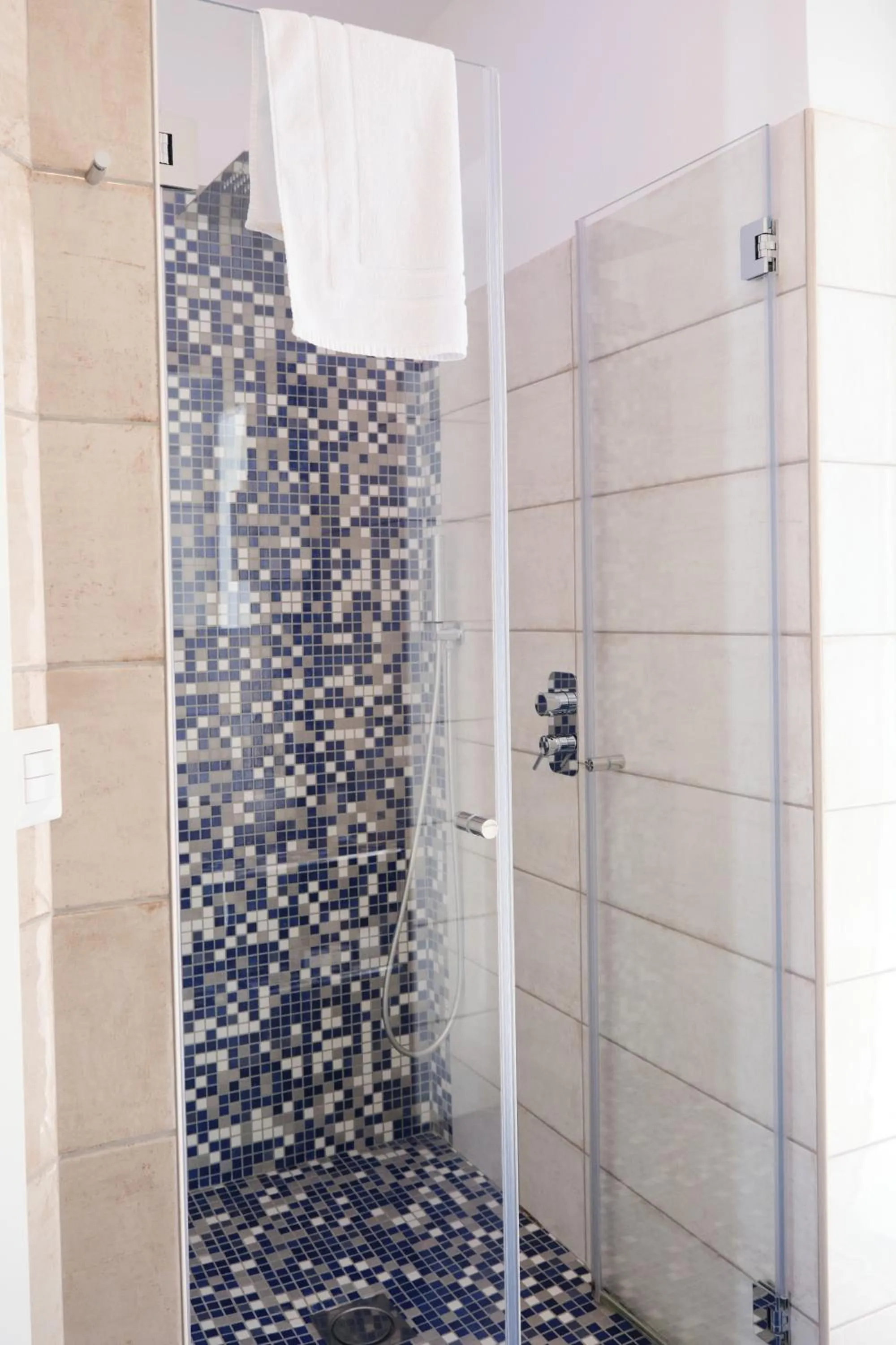 Shower in Pharus Miseni Suites and rooms
