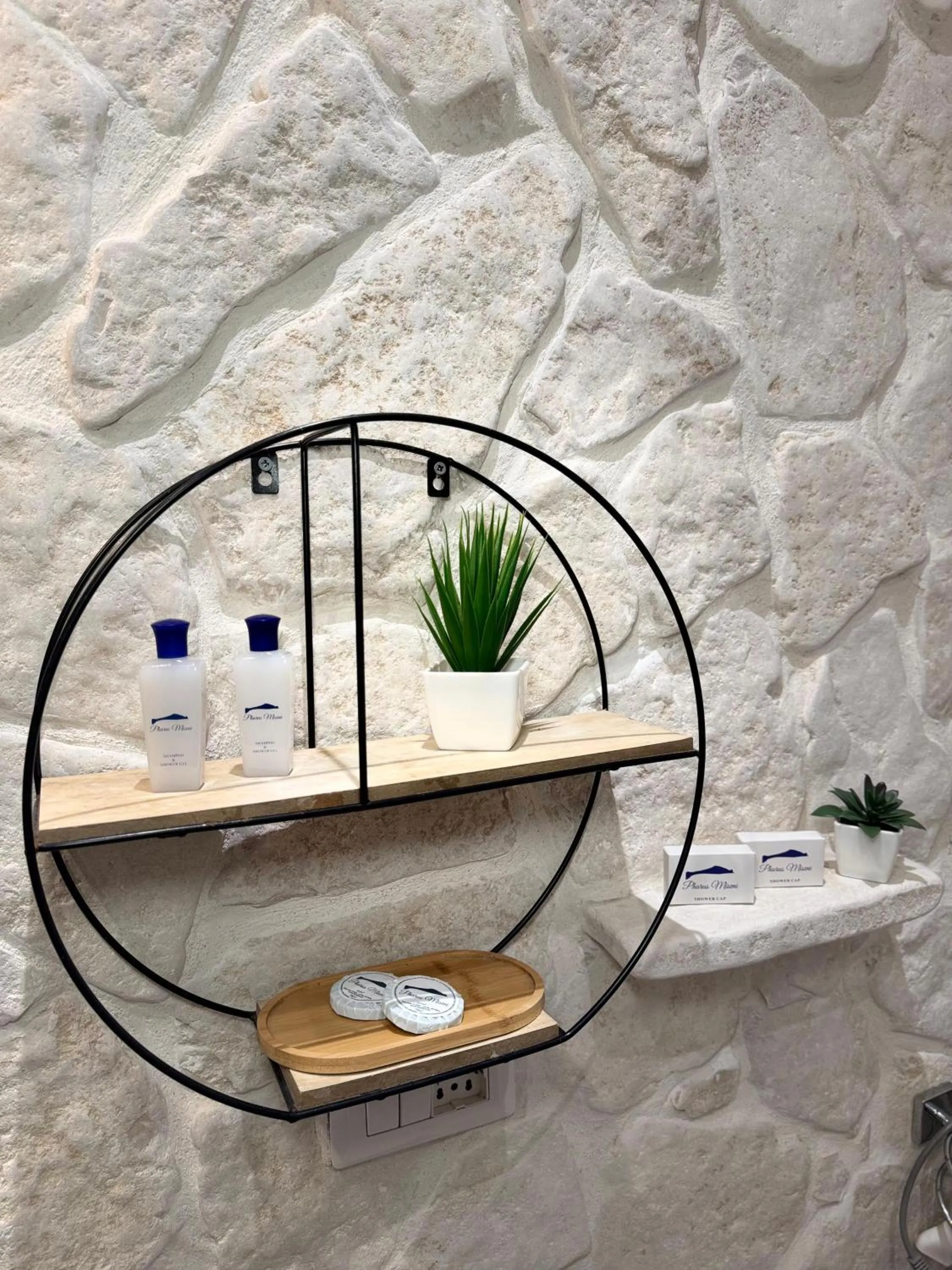 Decorative detail in Pharus Miseni Suites and rooms